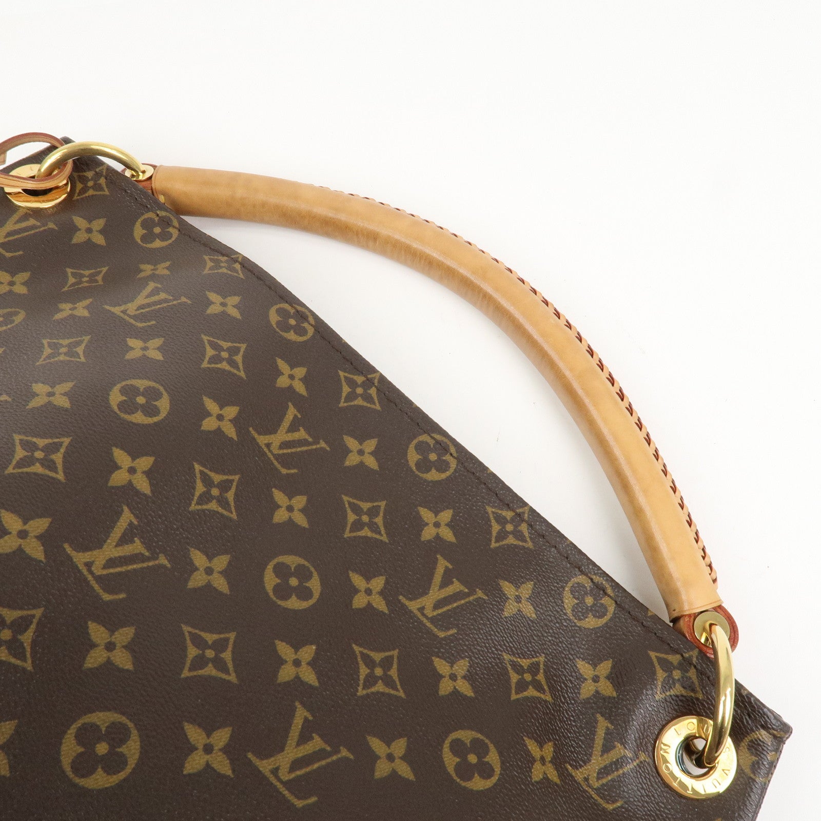 Louis Vuitton Monogram Artsy MM Shoulder Bag Brown M40249