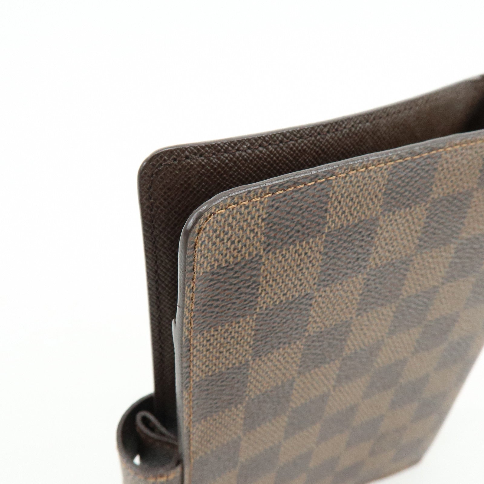 Louis Vuitton Damier Agenda MM Canvas Planner Cover Brown R20701