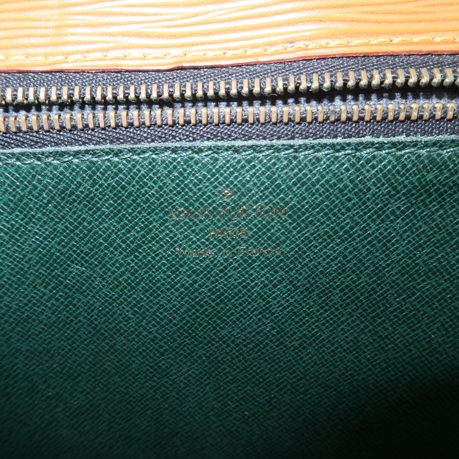 Louis Vuitton Epi Sellier Dragonne Clutch Bag Kenya Brown M52618