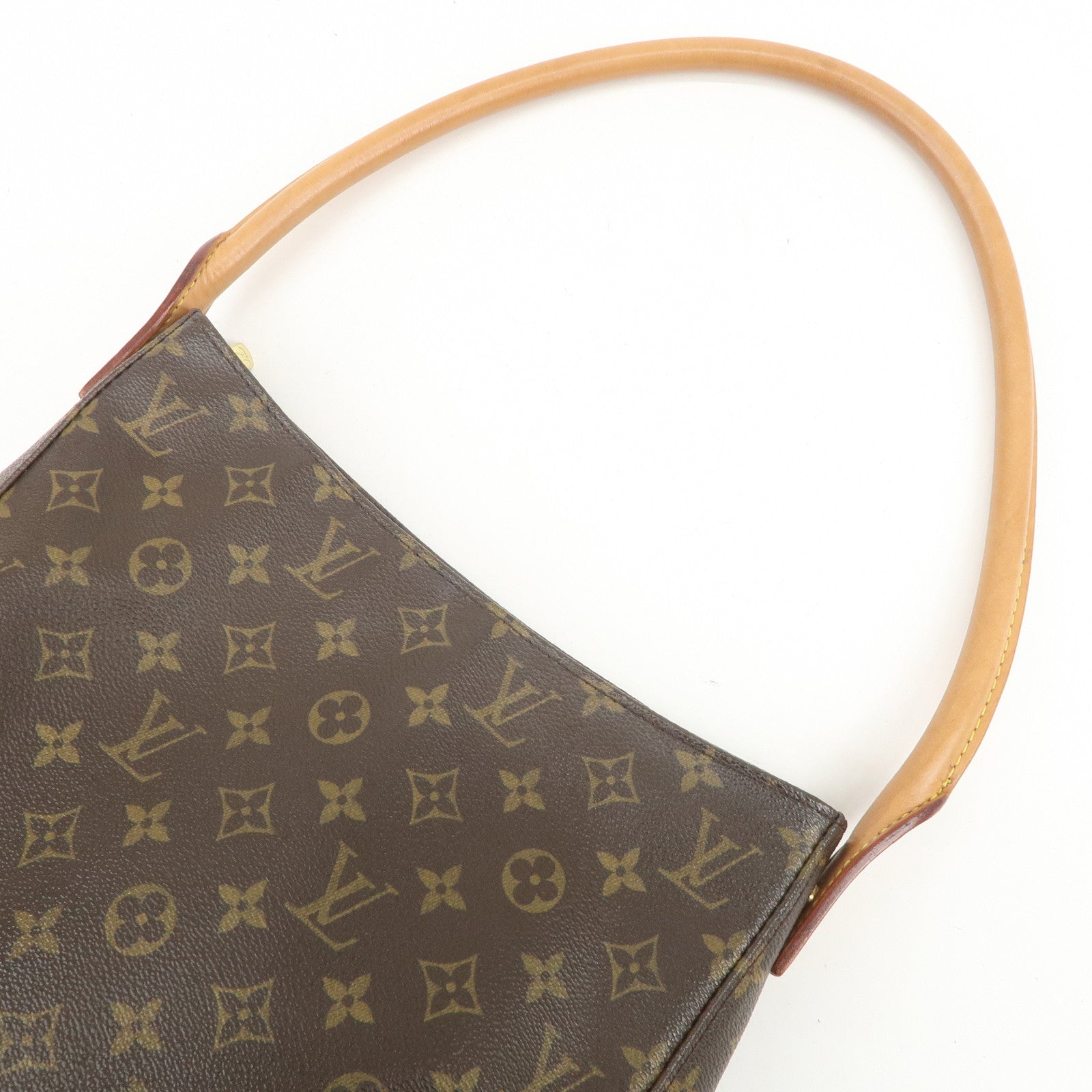 Louis Vuitton Monogram Looping GM Shoulder Bag Brown M51145