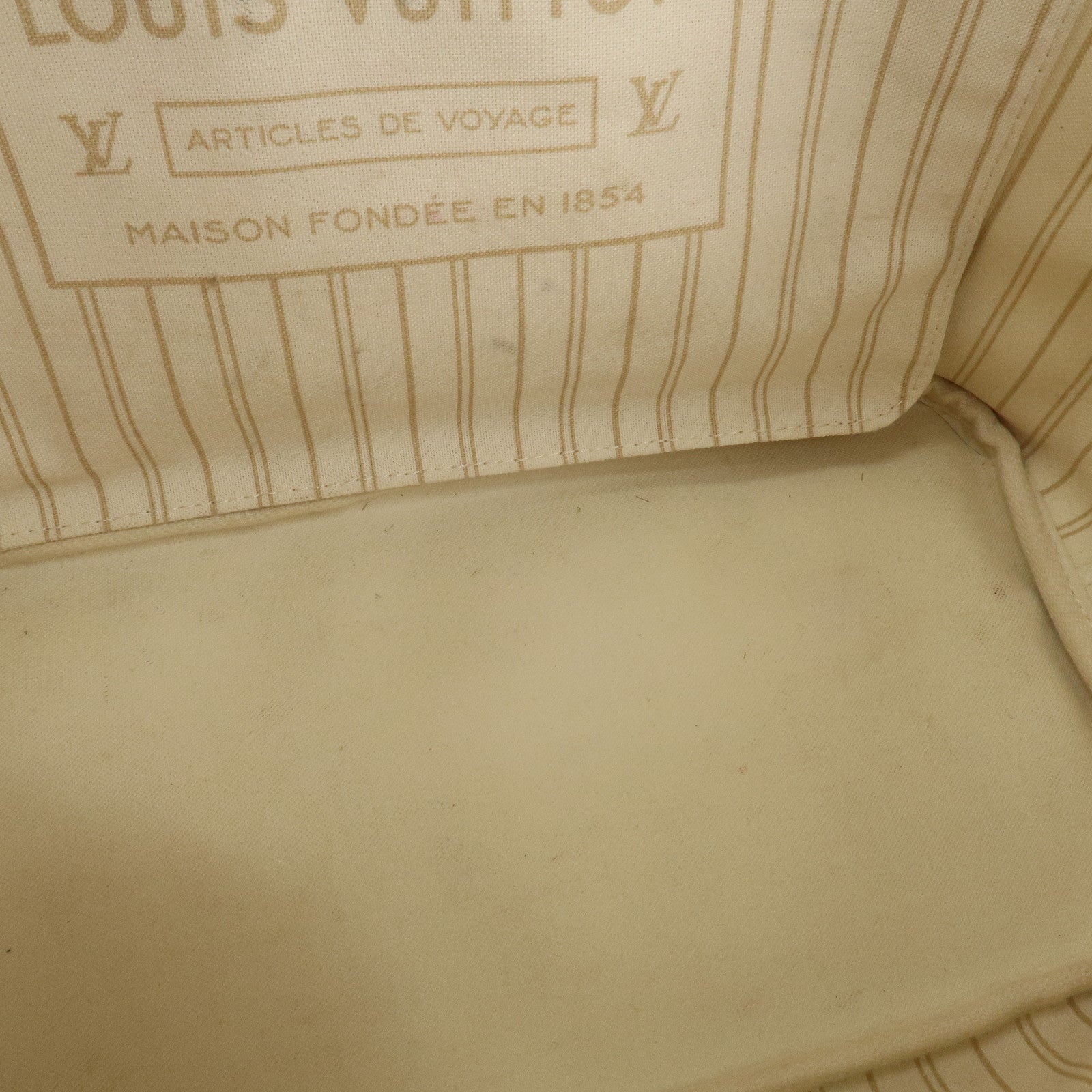 Louis Vuitton Damier Azur Neverfull MM Tote Bag N41361