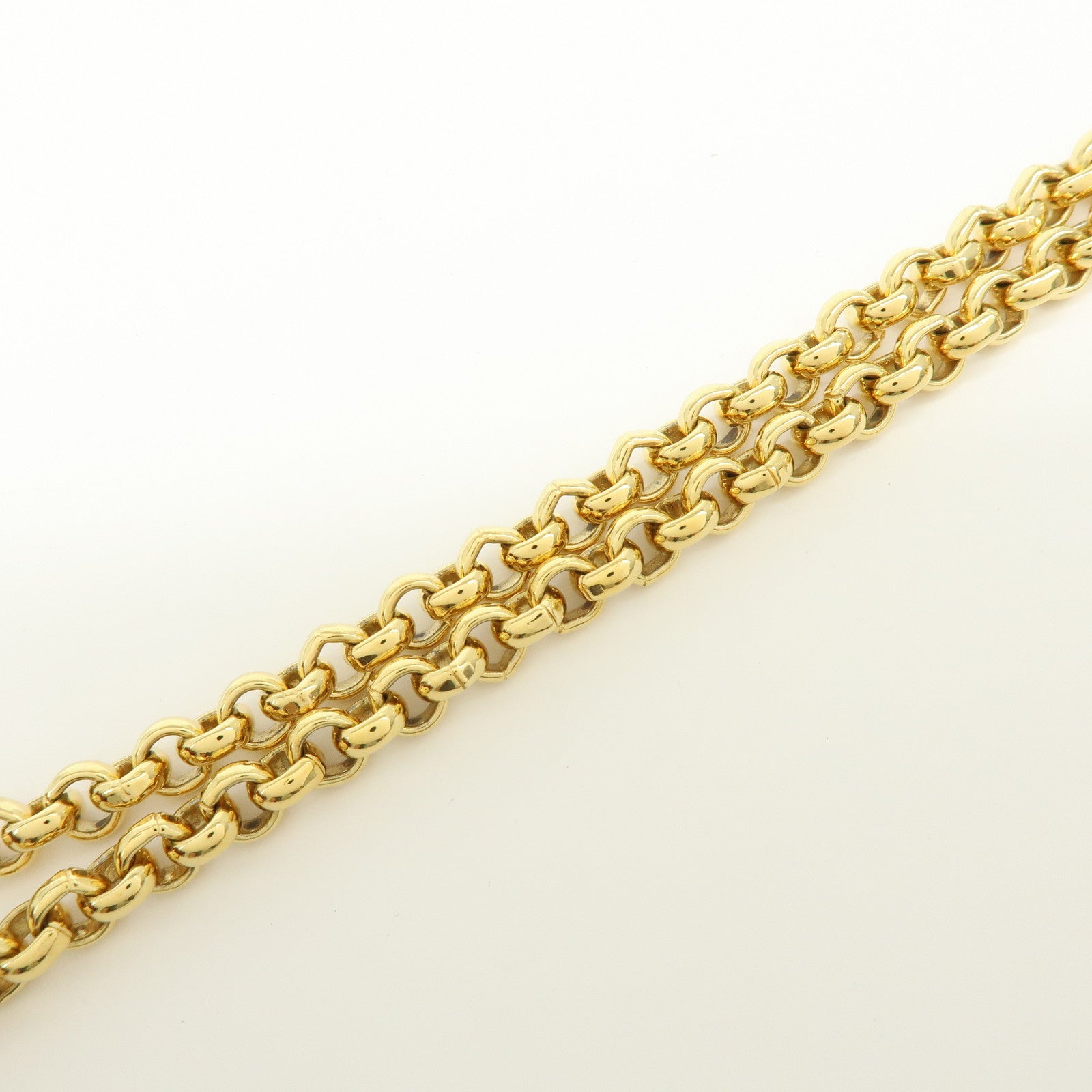 Chloe Leather 2Way Chain Shoulder Bag Mini Vanity Bag Brown