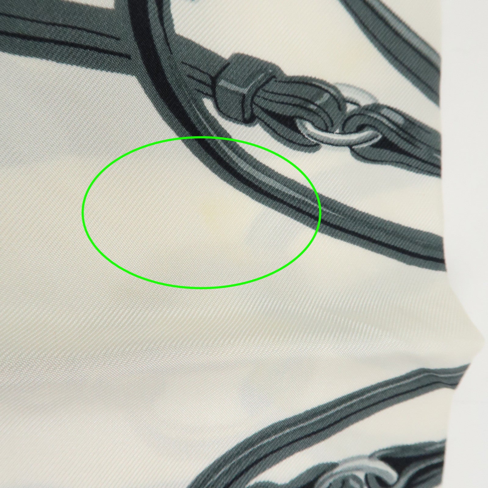 HERMES Carre 90 Silk 100% Scarf BRIDES DE GALA White Pink