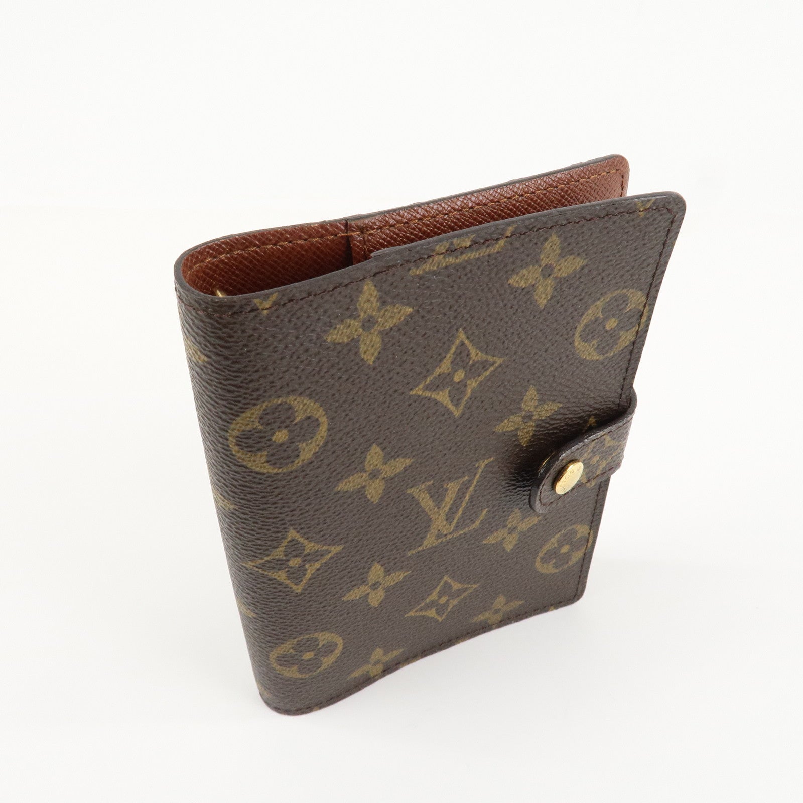 Louis Vuitton Monogram Agenda PM Planner Cover Brown R20005 Used