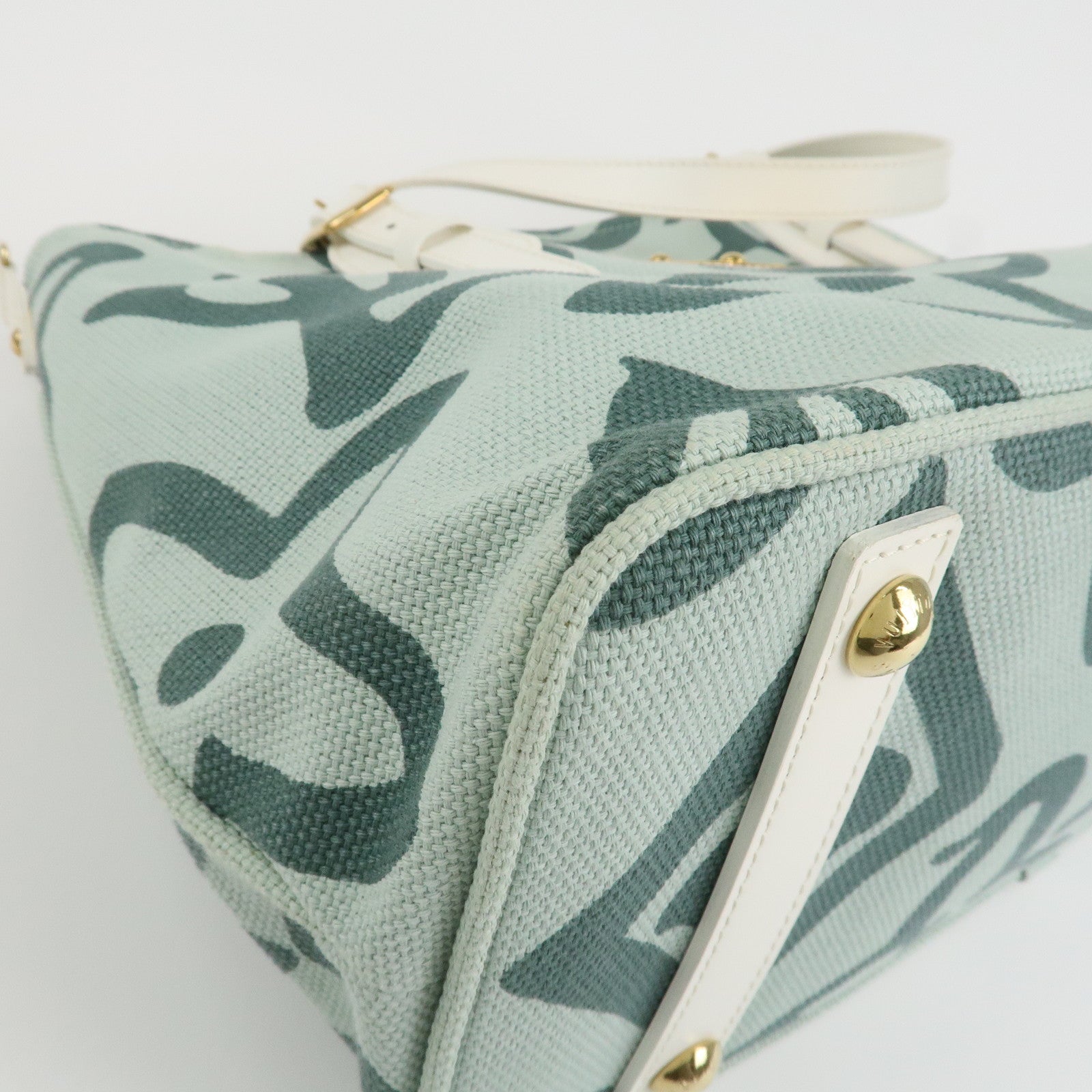 Louis Vuitton Cruise Line Tahitienne PM Shoulder Bag Green M95678 Used