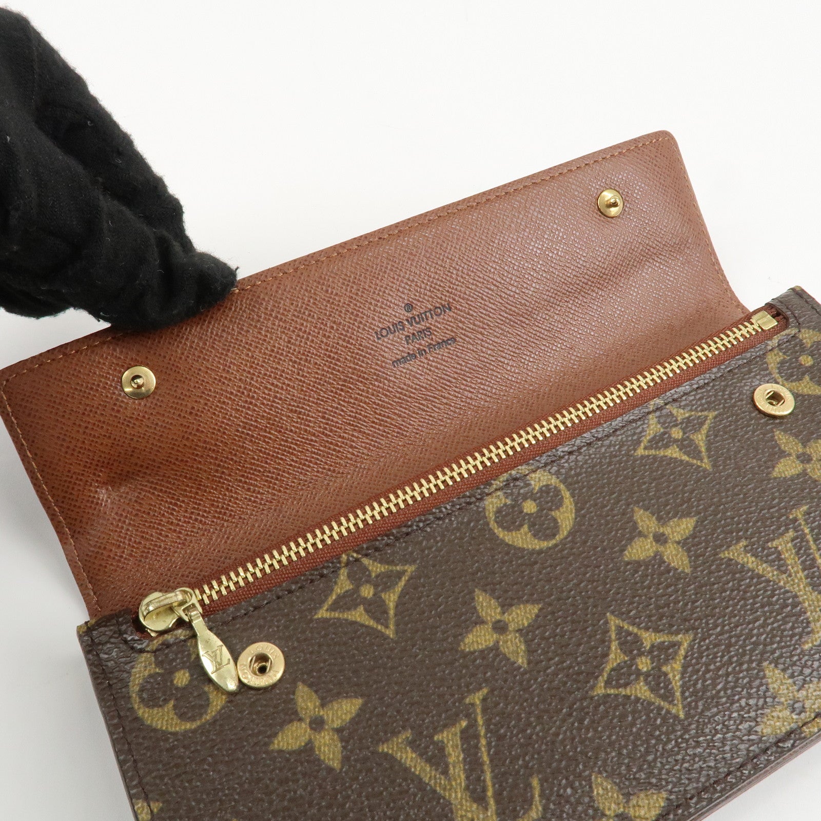 Louis Vuitton Monogram Portefeuille Accordeon Long Wallet M58008 Used