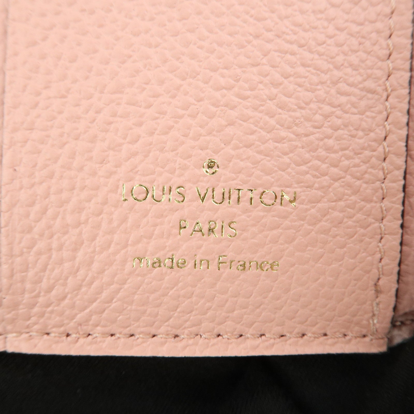 Louis Vuitton Leather Portefeuille Zoe Compact Wallet Pink M62936