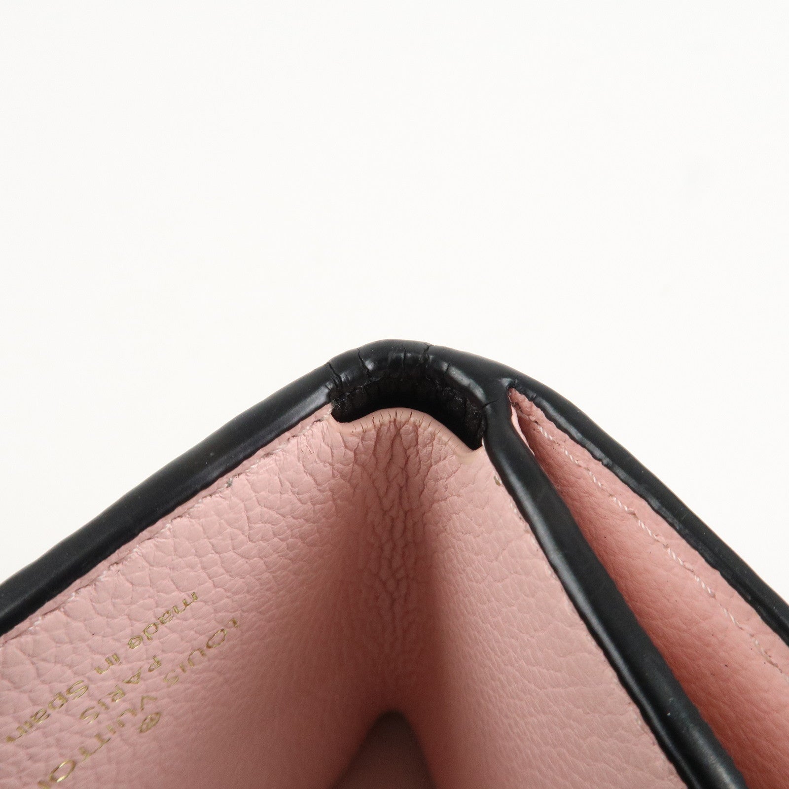 Louis Vuitton Lock Me Portefeuille Lock Mini Leather Wallet M80984 Used