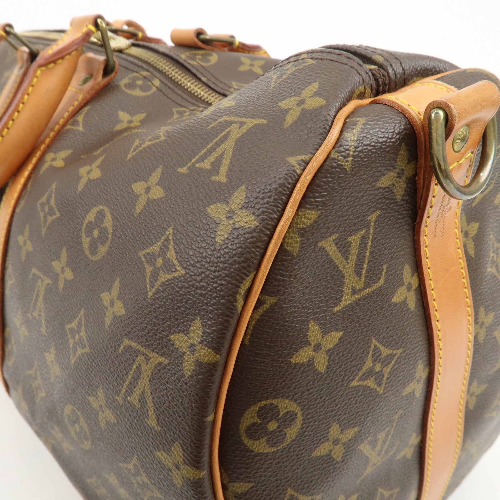 Louis Vuitton Monogram Keep All Bandouliere 45 Boston Bag M41418