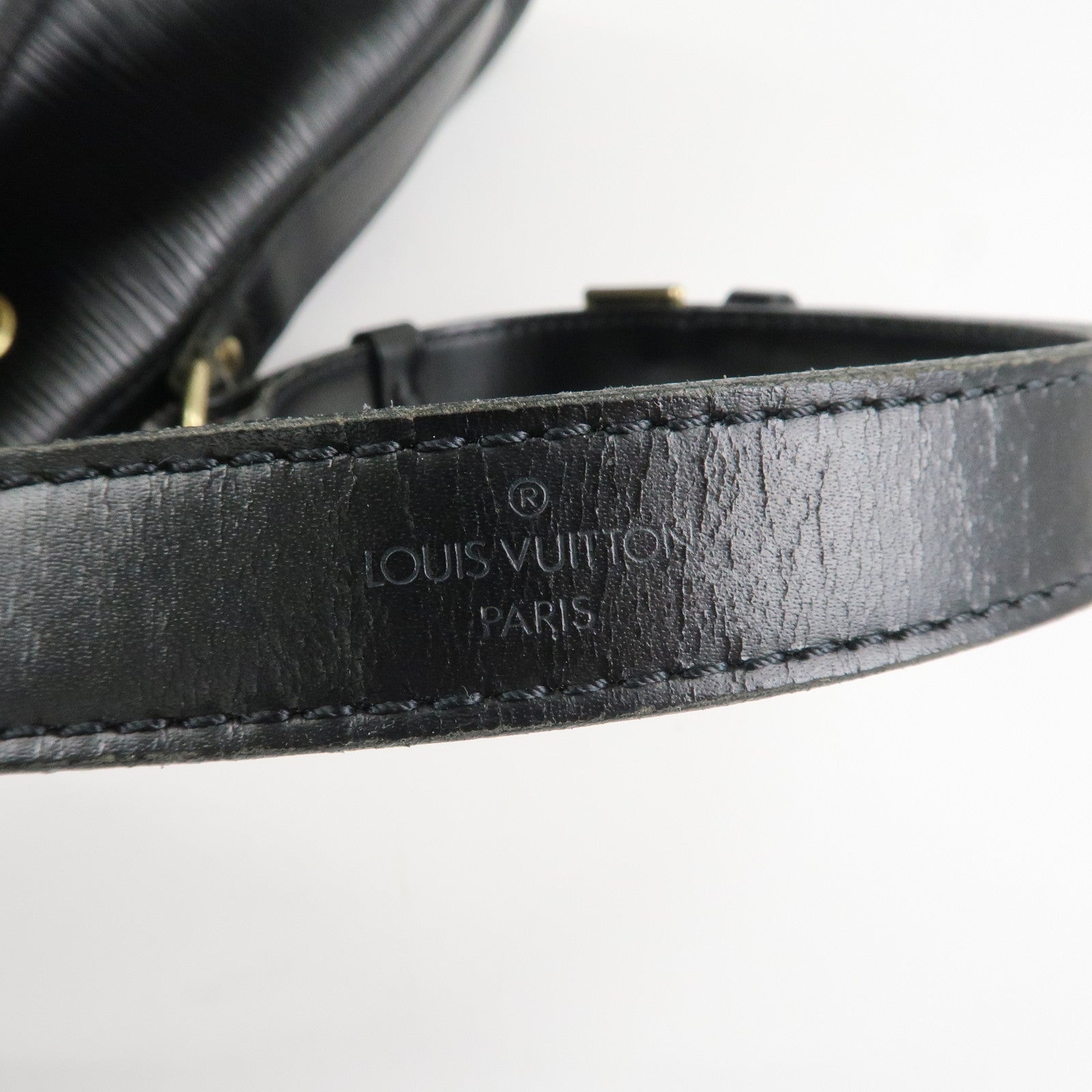 Louis Vuitton Epi Petit Noe Shoulder Bag Noir Black M59012 Used