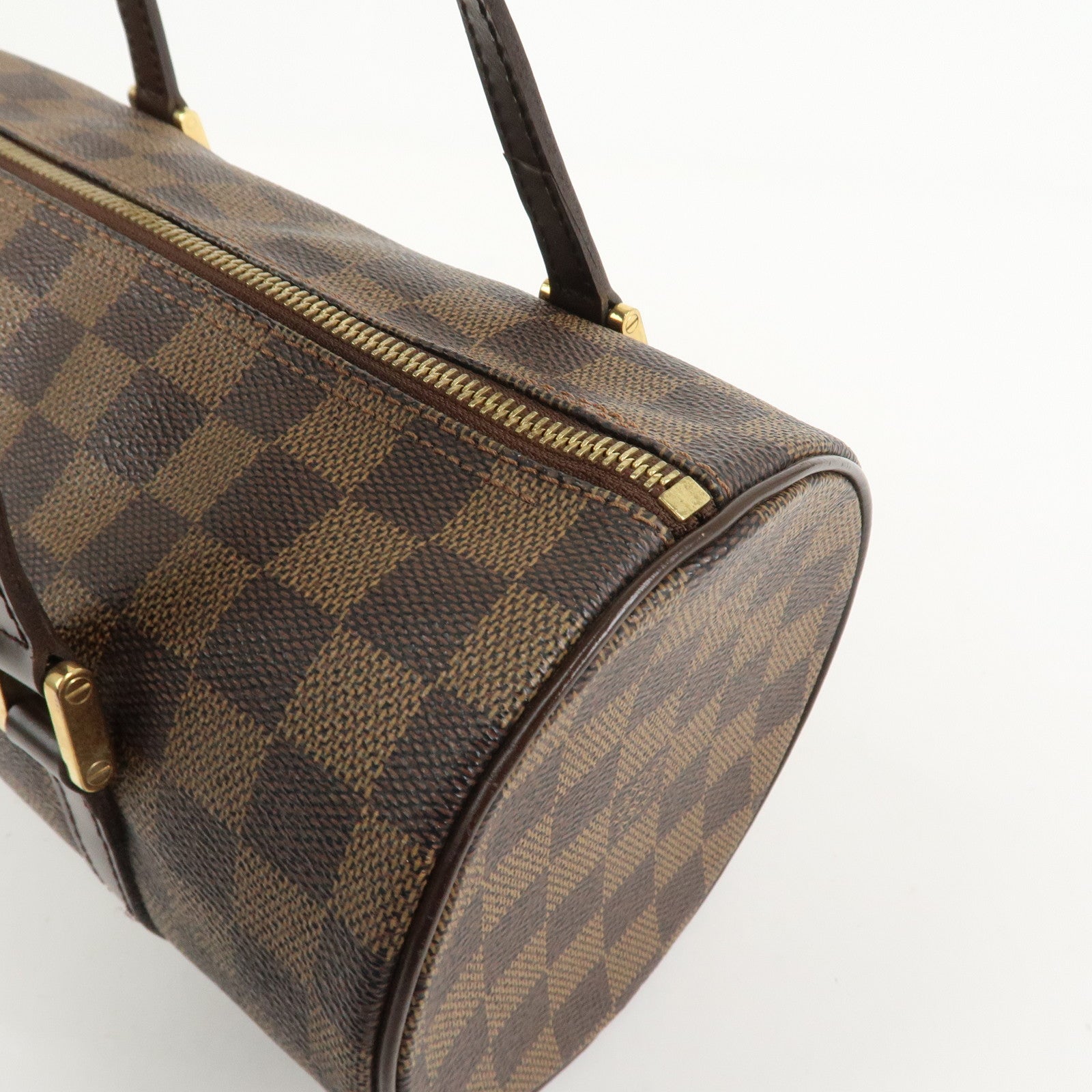 Louis Vuitton Damier Ebene Papillon 26 Hand Bag Brown N51304