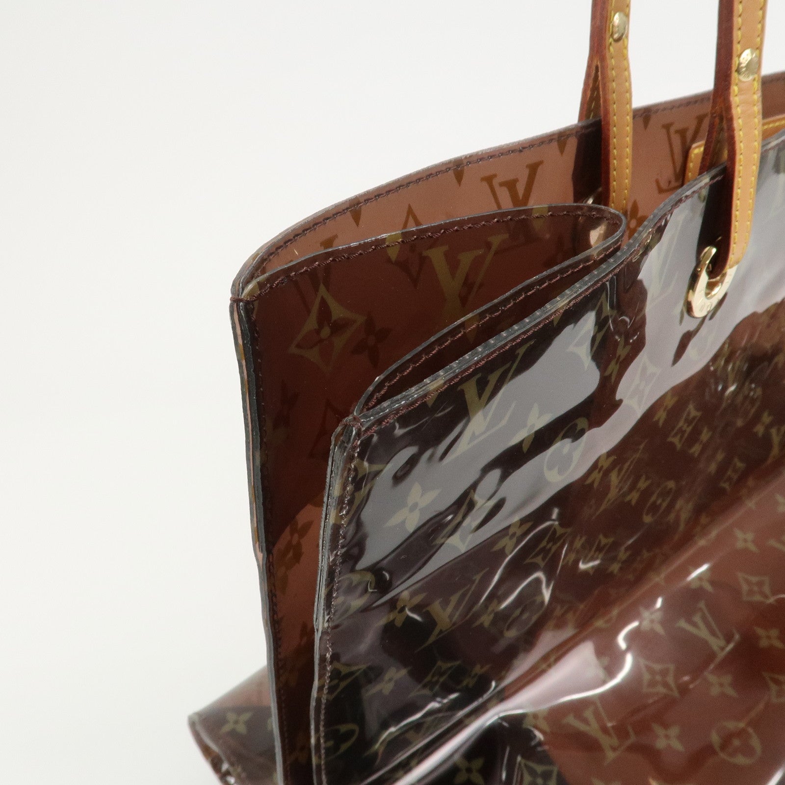 Louis Vuitton Monogram Cabas Cruise Vinyl Tote Bag Brown M50500