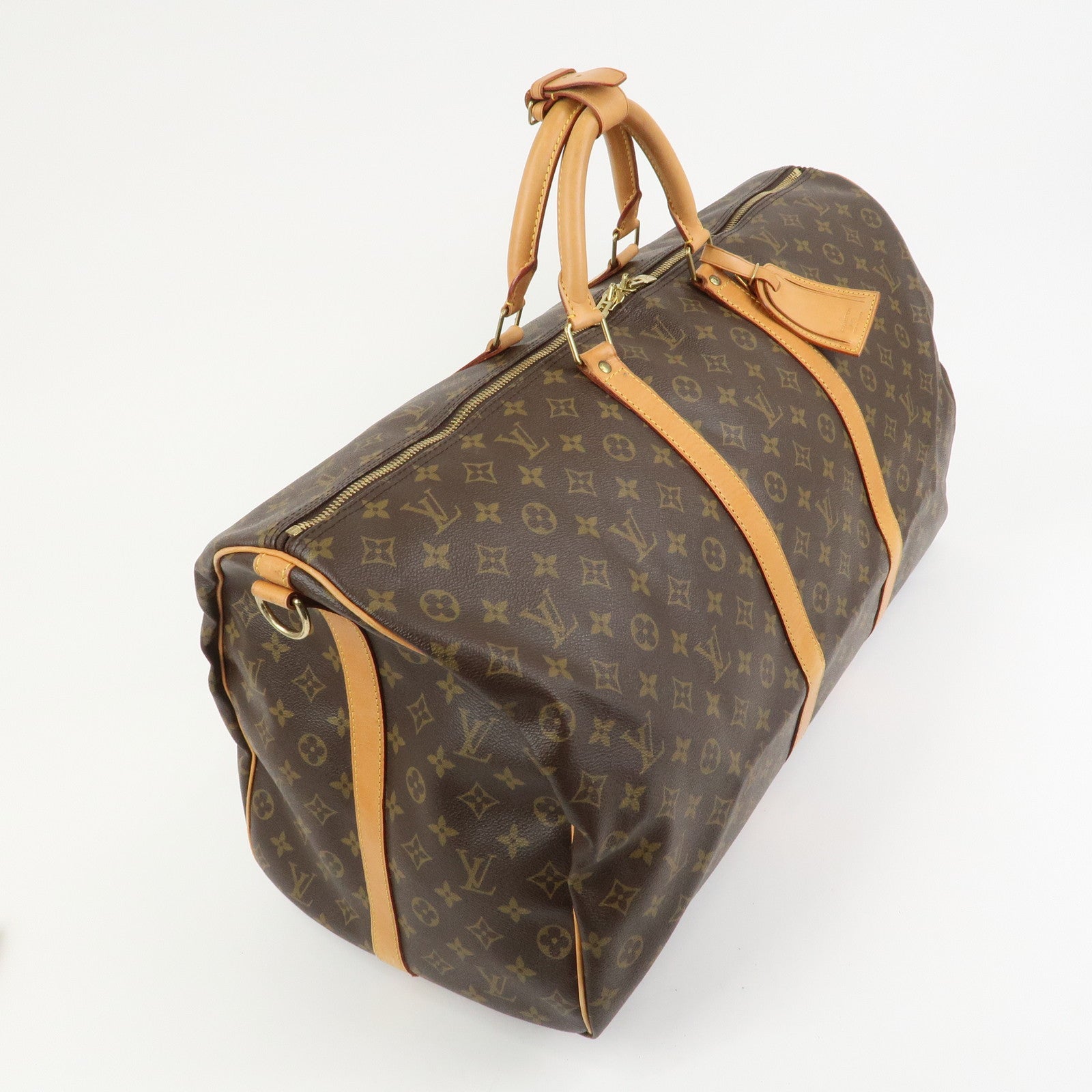 Louis Vuitton Monogram Keep All Bandouliere 60 Boston Bag M41412