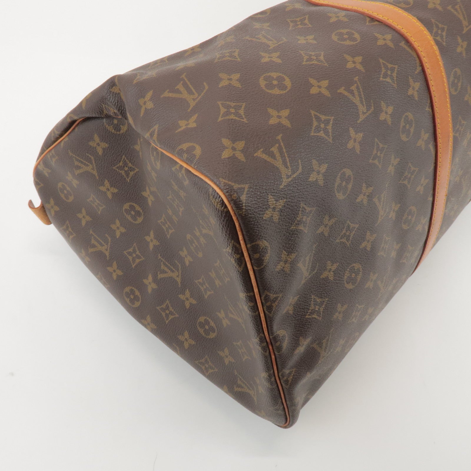 Louis Vuitton Monogram Keep All 55 Boston Bag Brown M41424
