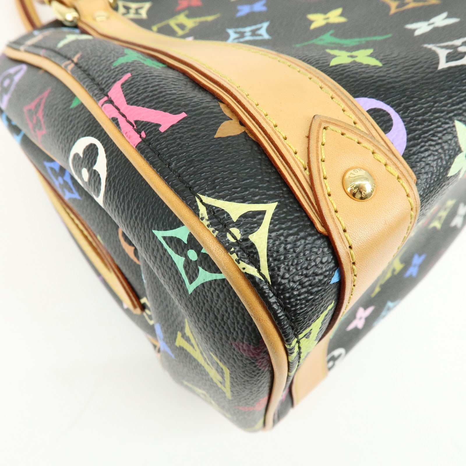 Louis Vuitton Monogram Multicolor Priscilla Hand Bag Noir M40097
