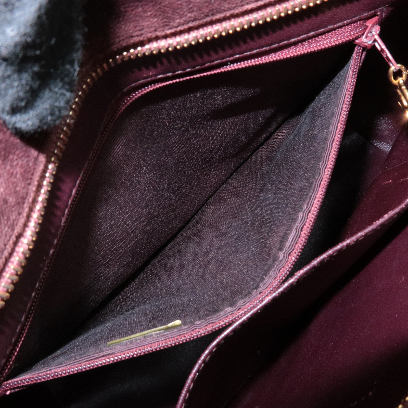 CHANEL Matelasse COCO Mark Velour Medalion Tote Bag Hand Bag A01804 Used