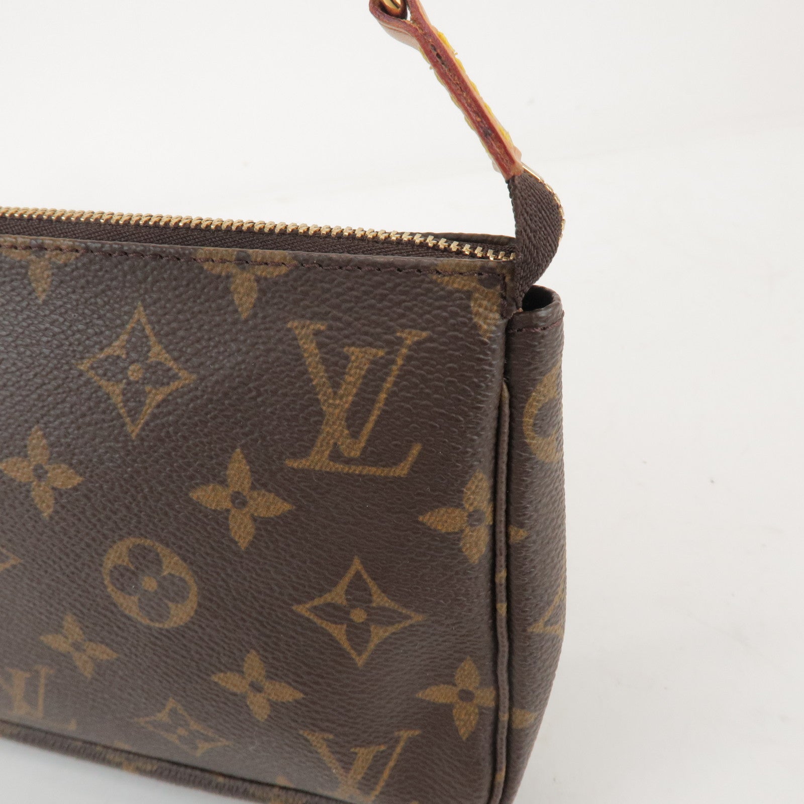 Louis Vuitton Monogram Pochette Accessoires Pouch Hand Bag M51980