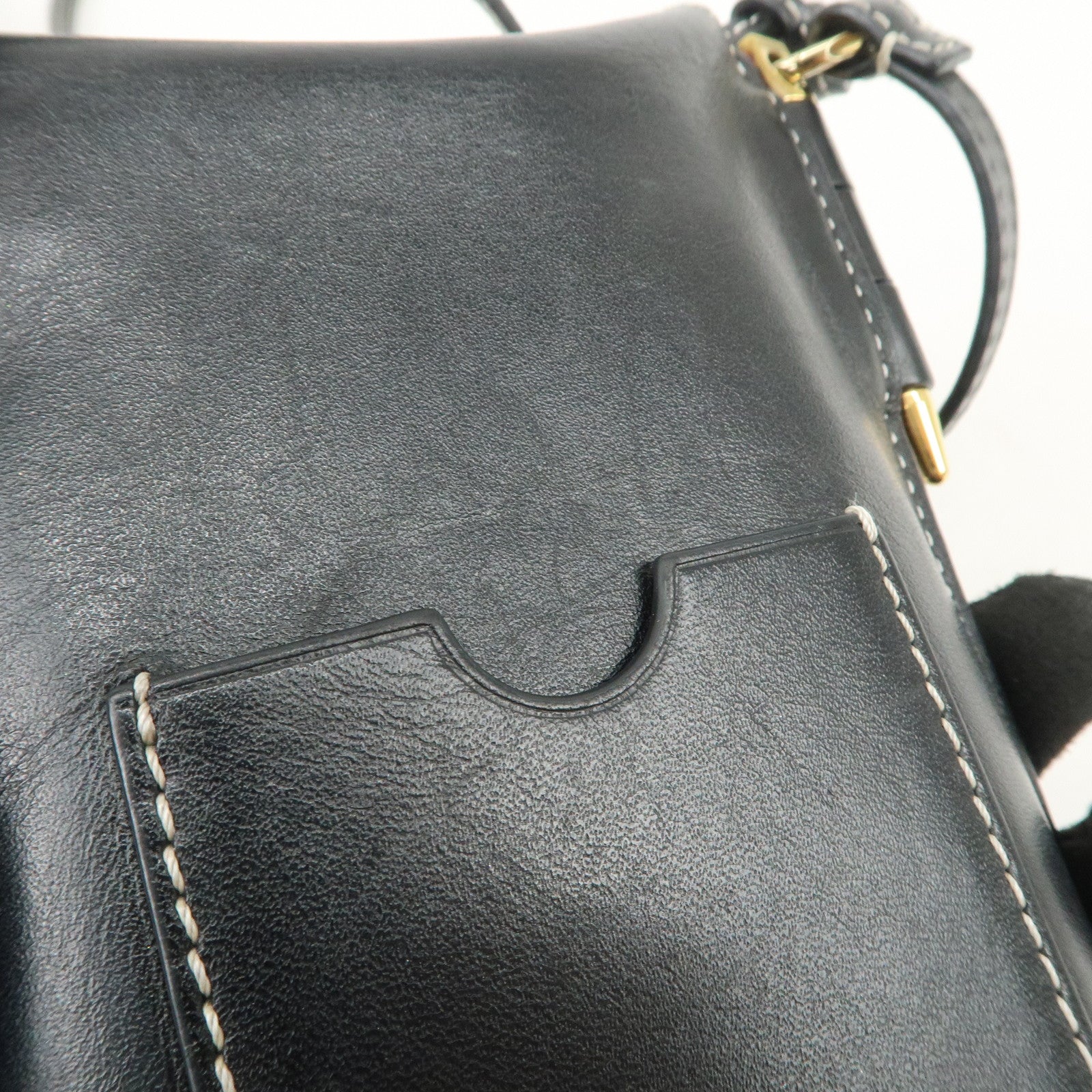 LOEWE Gate Pocket Shoulder Bag Crossbody Bag Black