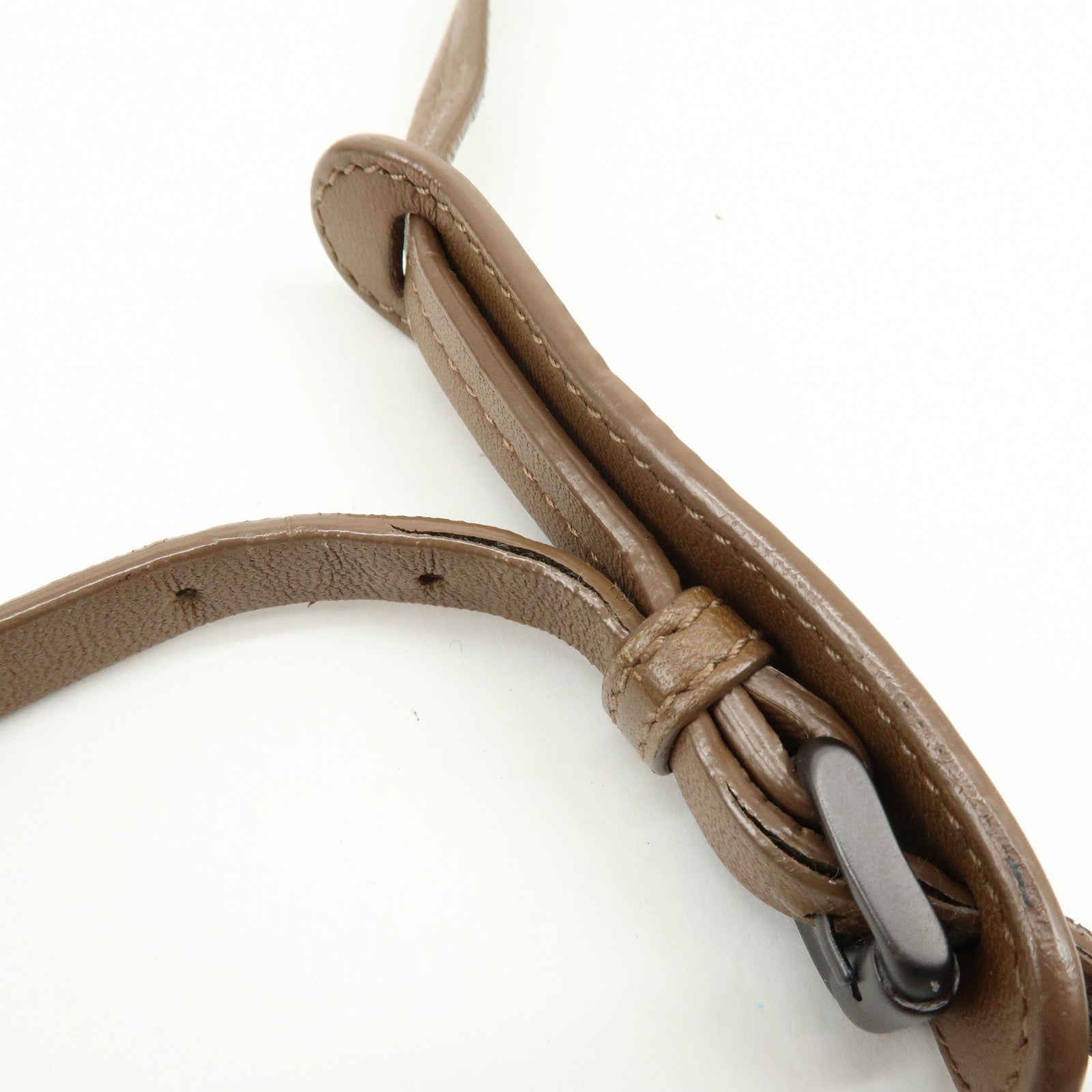 BOTTEGA VENETA Intrecciato Leather Shoulder Bag Brown 39270