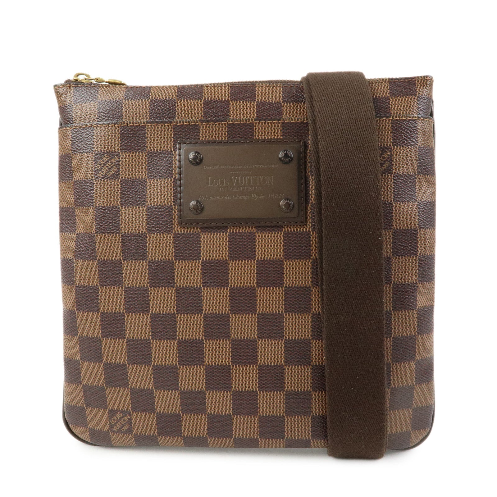 Louis Vuitton Damier Pochette Pratt Brooklyn Shoulder Bag N41100