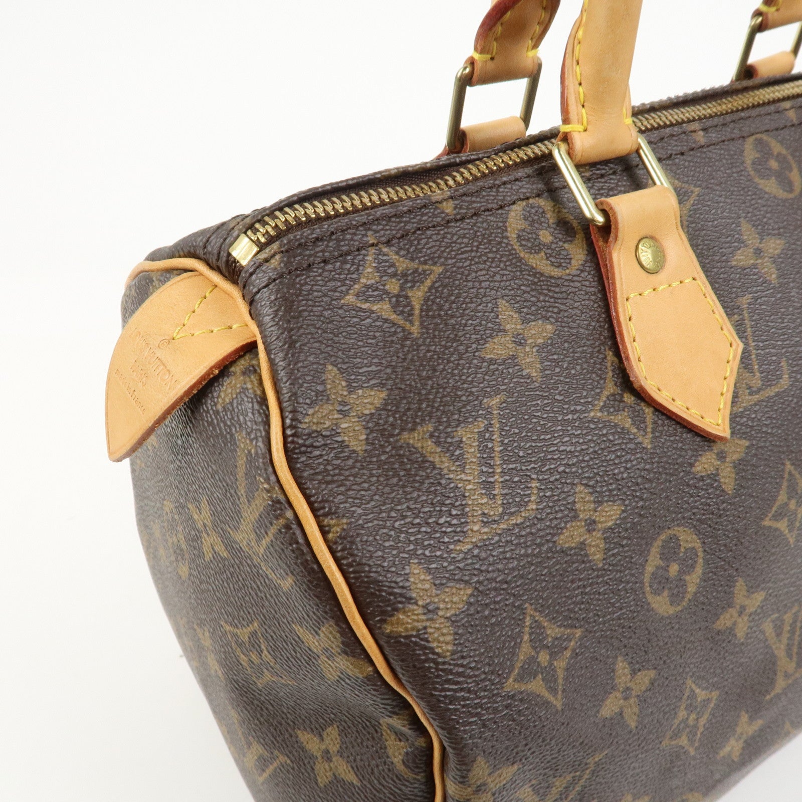 Louis Vuitton Monogram Speedy 30 Boston Bag Hand Bag Brown M41526