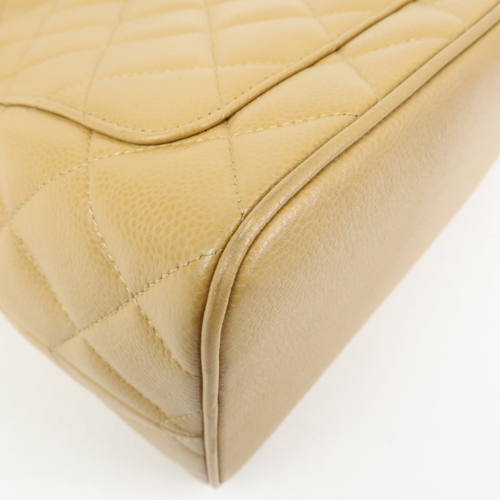 CHANEL Matelasse COCO Mark Medallion Tote Bag Hand Bag Beige A01804