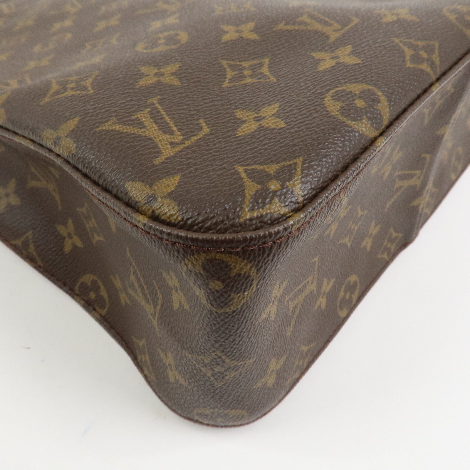 Louis Vuitton Monogram Looping GM Shoulder Bag Brown M51145
