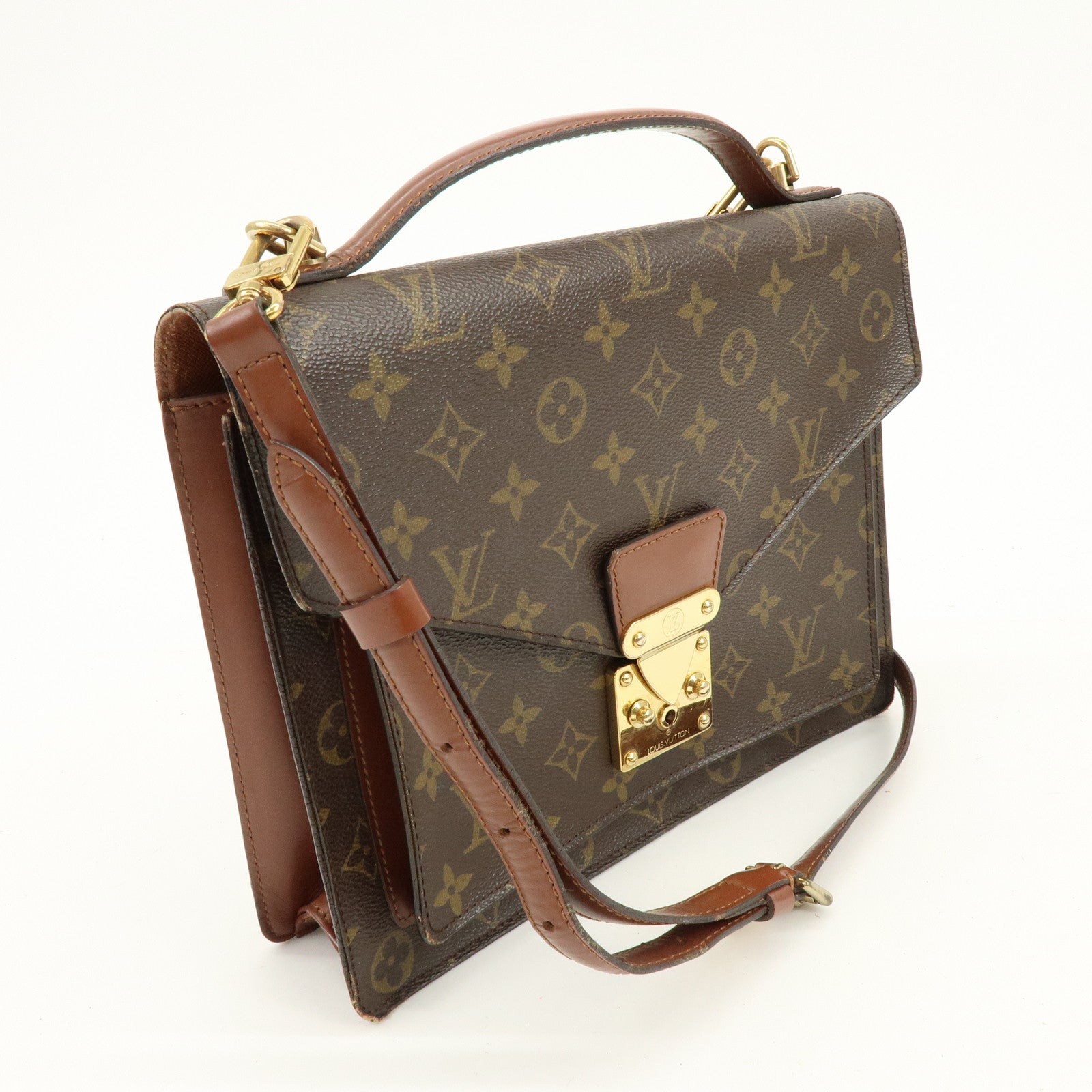 Louis Vuitton Monogram Monceau 28 2Way Bag Brief Case M51185