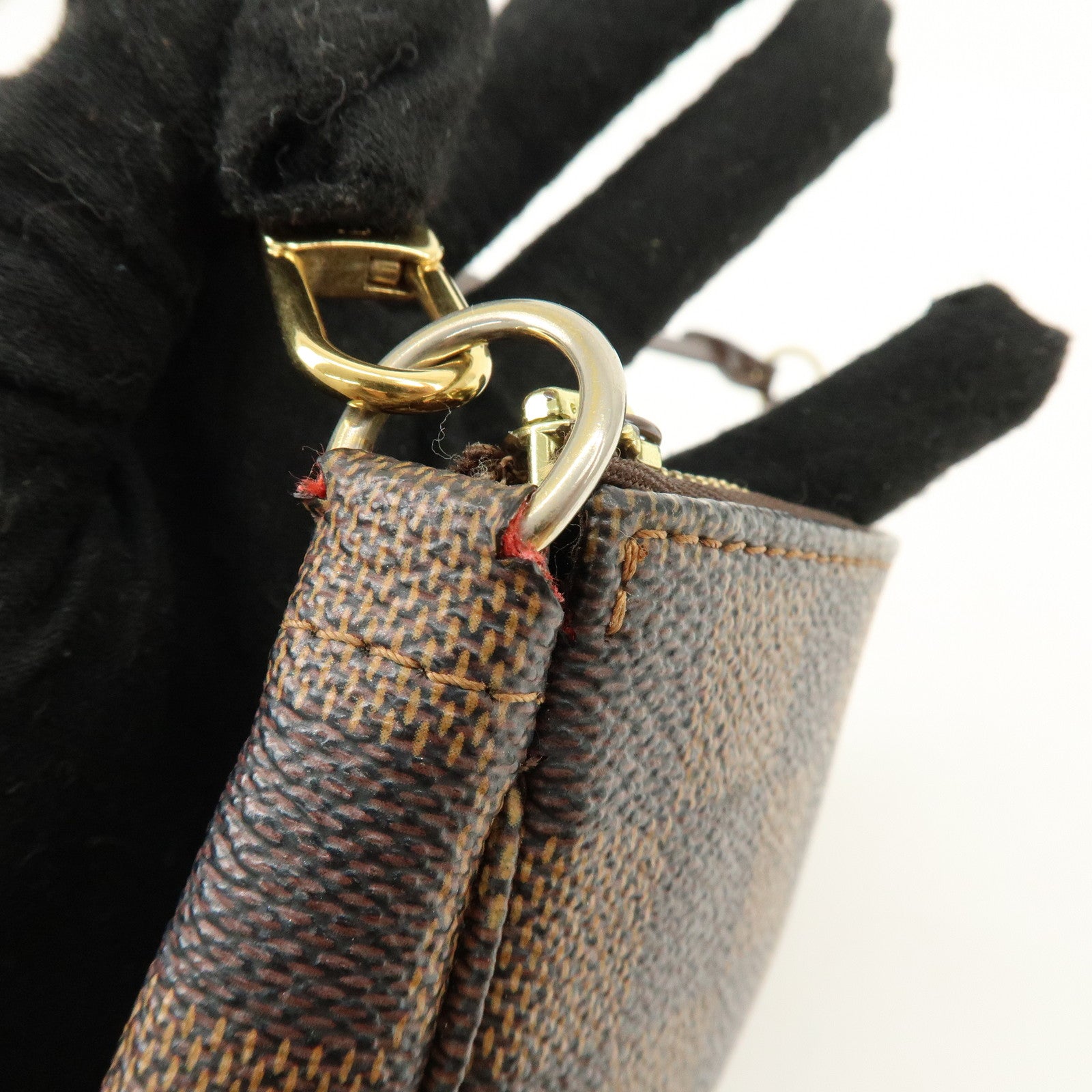 Louis Vuitton Damier Ebene Pochette Accessoires Hand Bag N51985