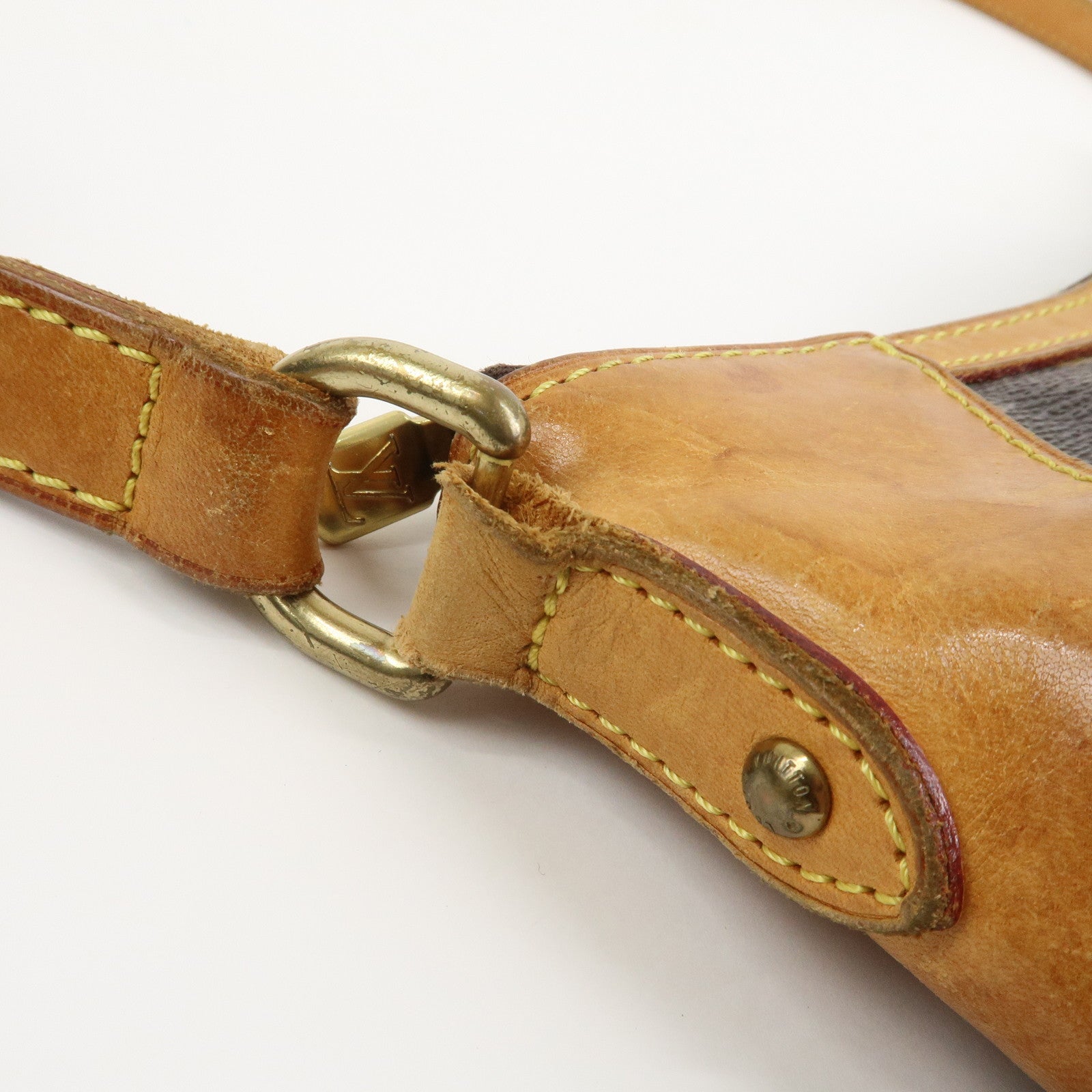 Louis Vuitton Monogram Odeon MM Shoulder Bag Brown M56389