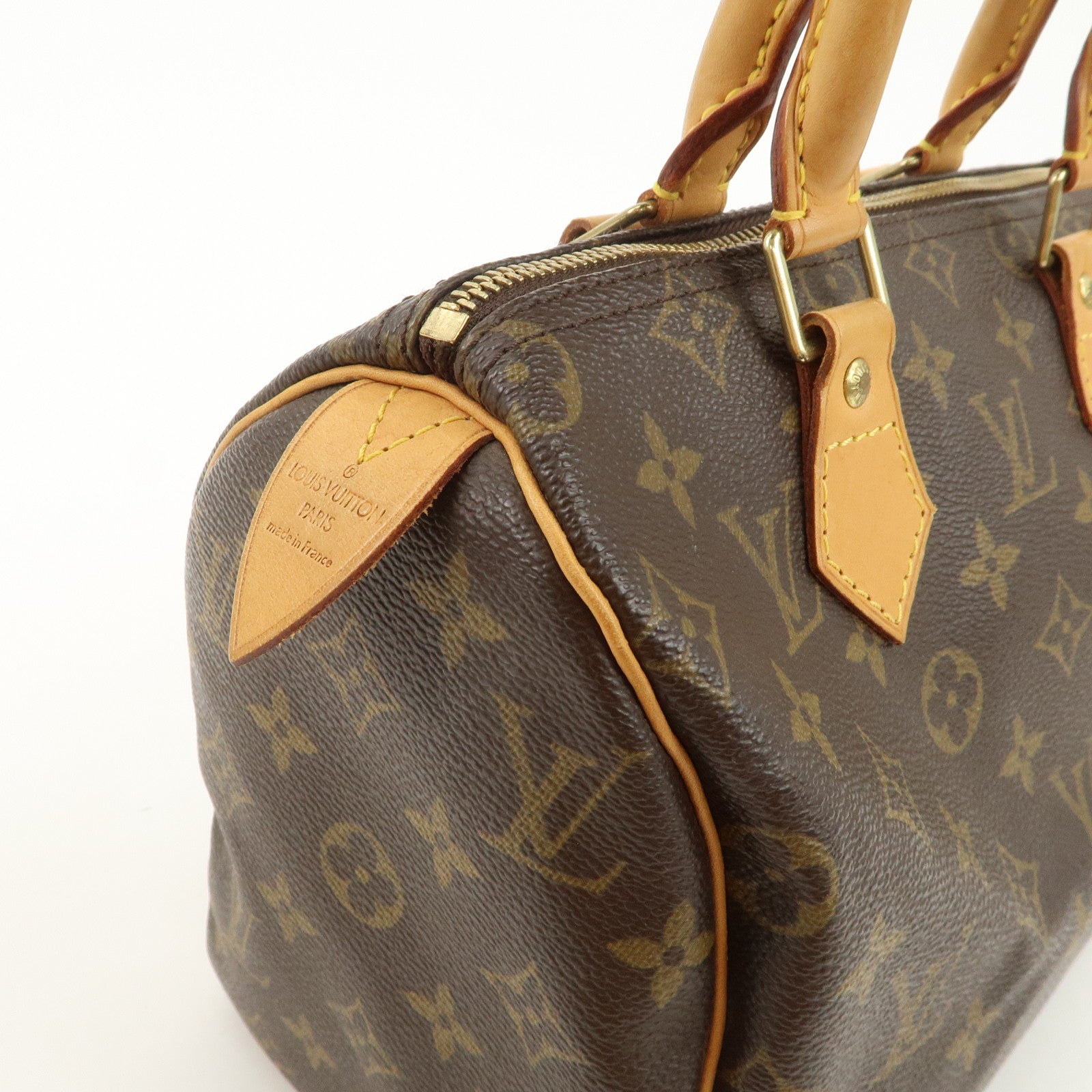 Louis Vuitton Monogram Speedy 25 Boston Bag Hand Bag Brown M41528