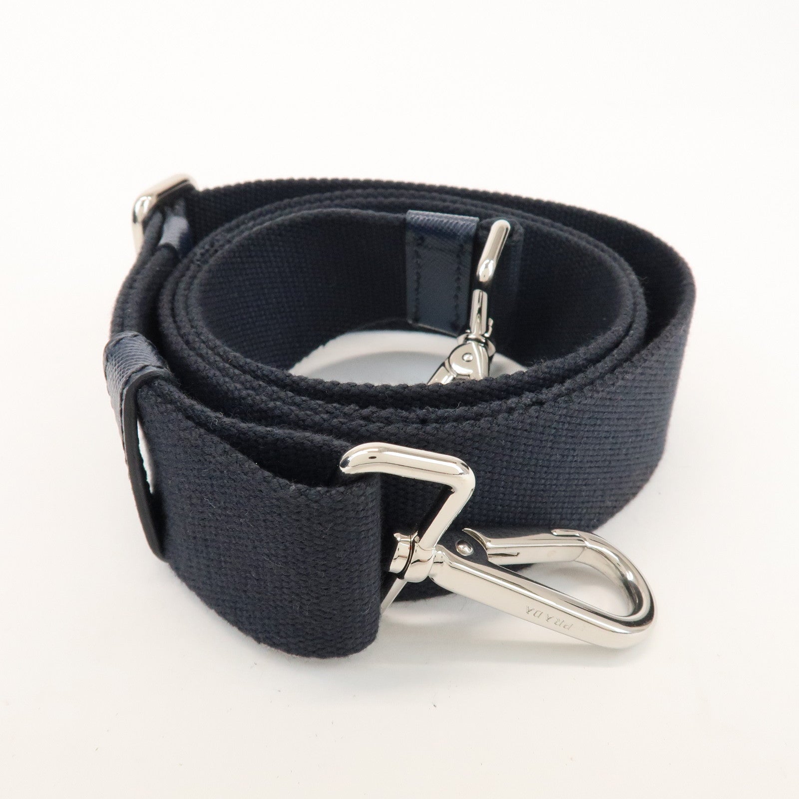 PRADA Canapa Mini 2Way Bag Hand Shoulder Bag Denim Blue B2439G