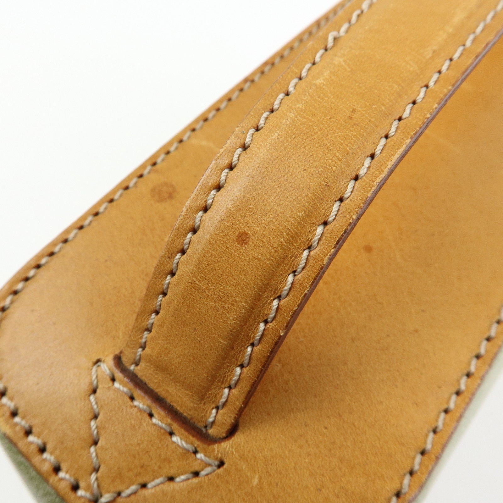 CELINE Macadam PVC Leather Vanity Bag Hand Bag Cosmetic Pouch