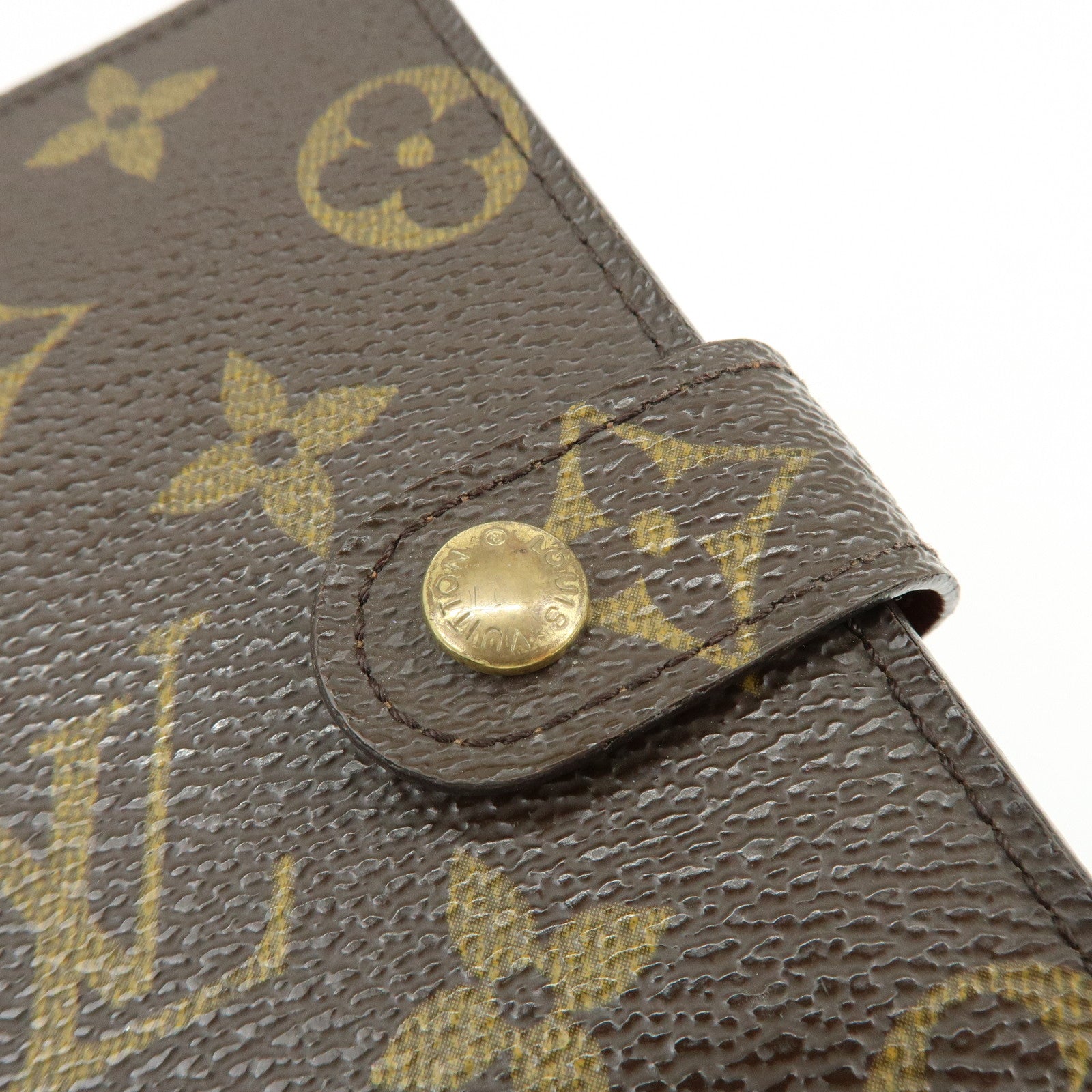 Louis Vuitton Monogram Agenda PM Planner Cover Brown R20005