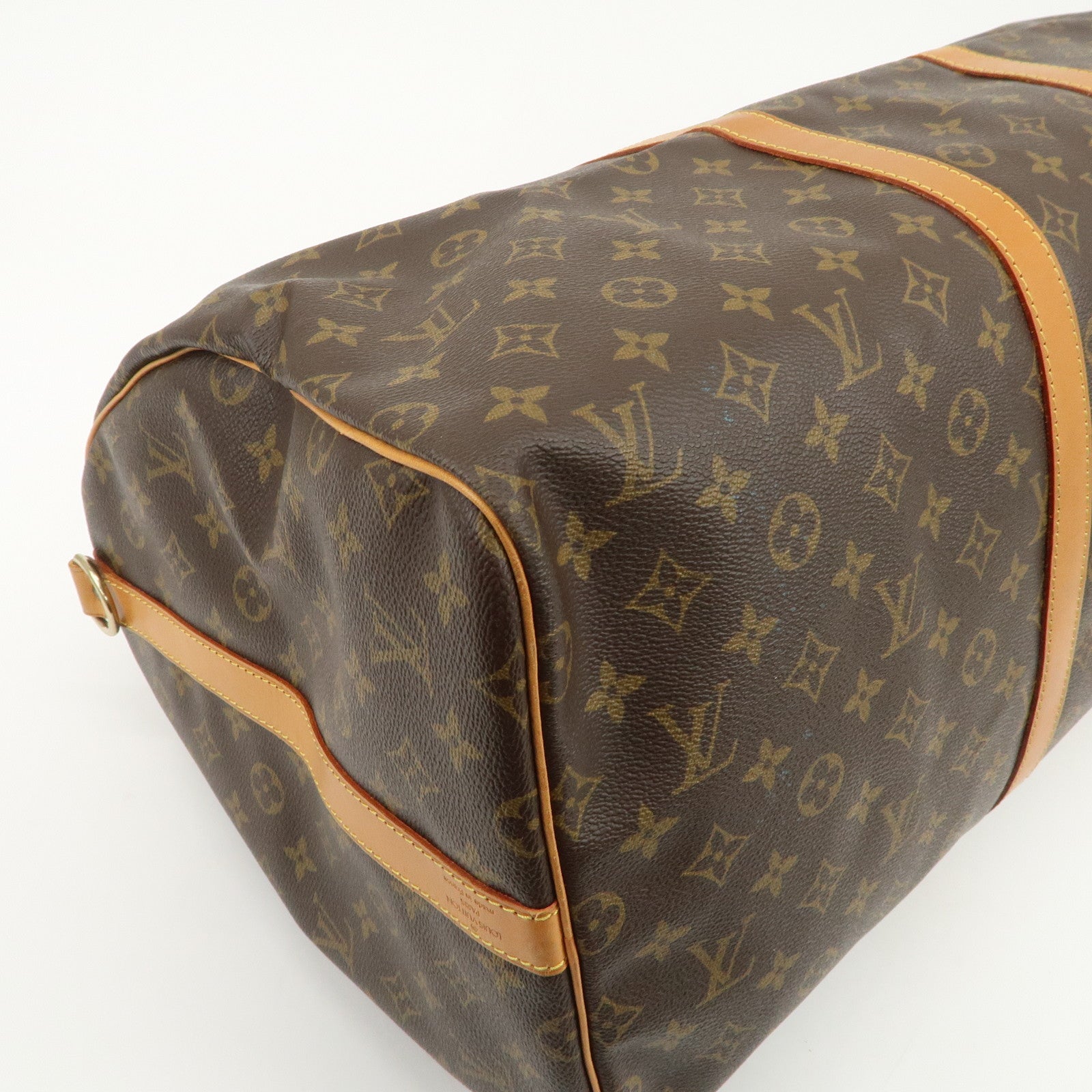 Louis Vuitton Monogram Keep All Bandouliere 55 Boston Bag M41414