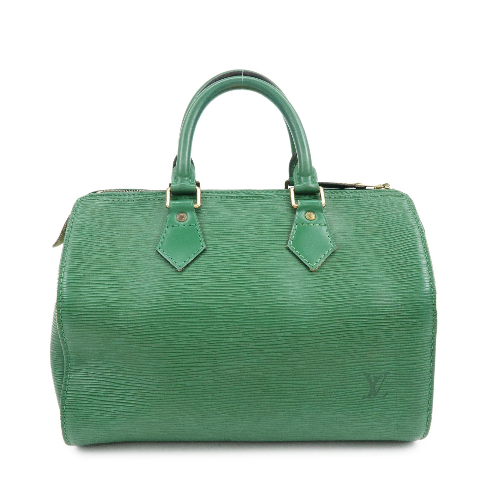 Louis Vuitton Epi Speedy 25 Hand Bag Boston Bag Borneo Green M43014