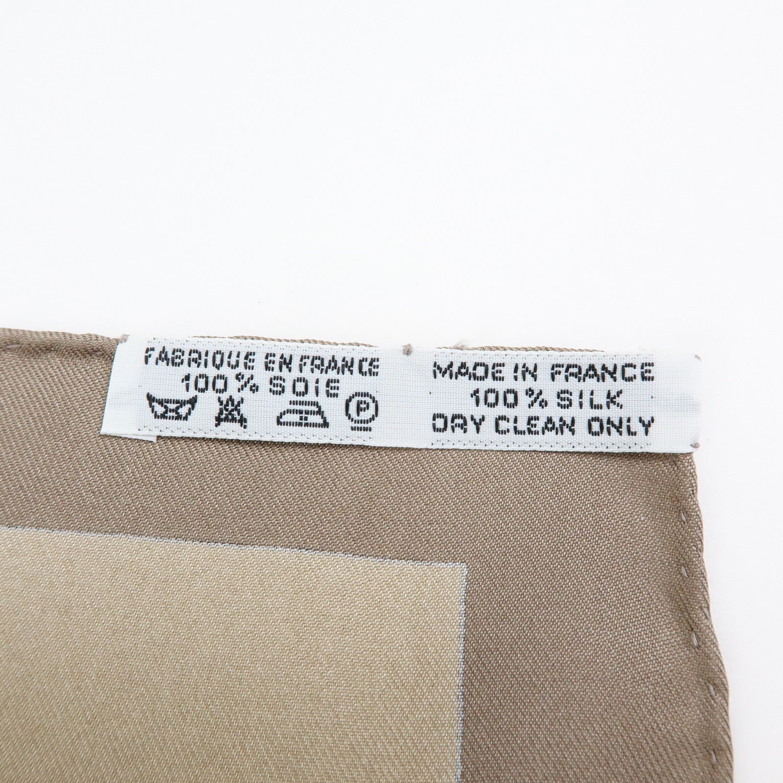 HERMES Carre 90 Silk 100% Scarf PARURES DES SABLES Gold Brown