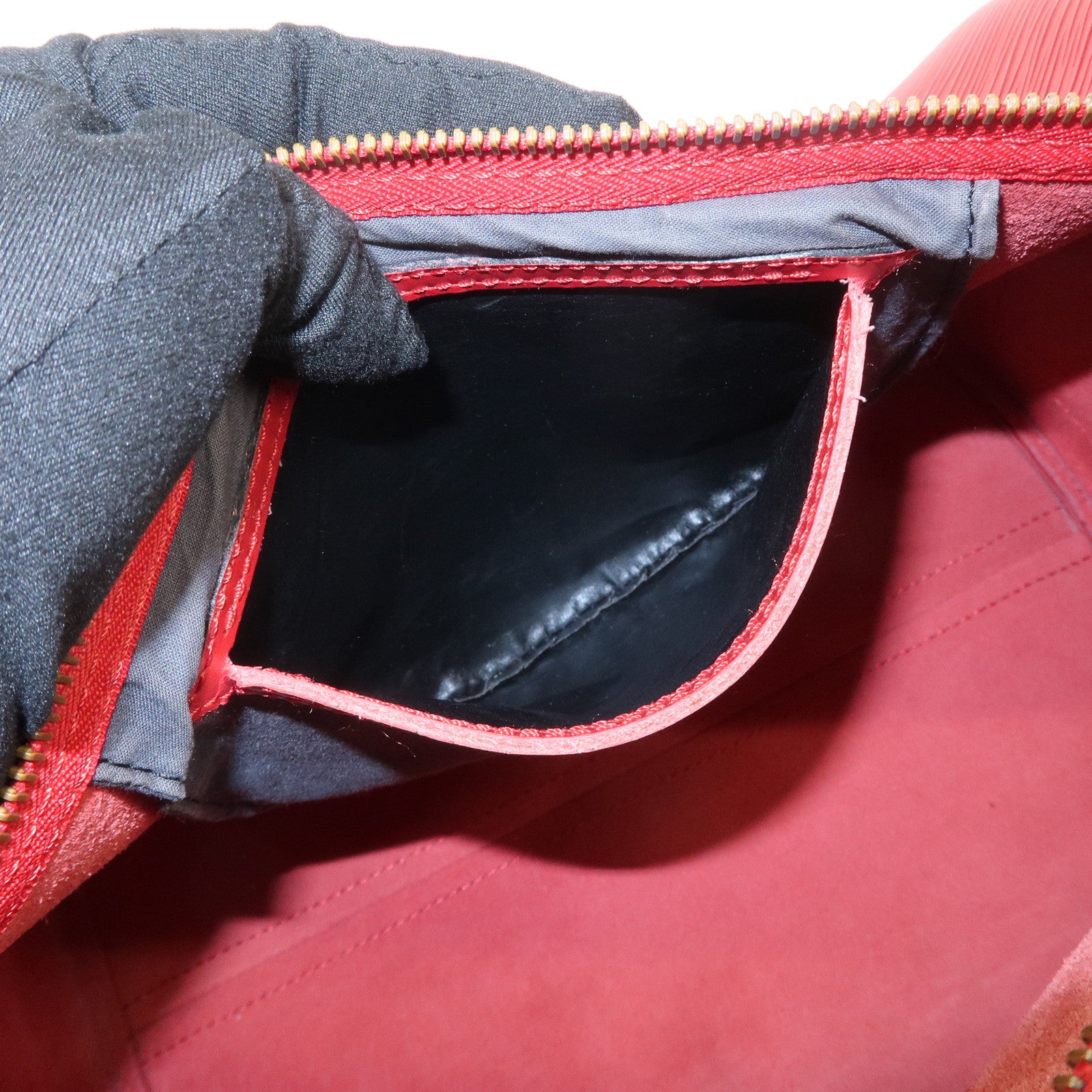 Louis Vuitton Epi Leather Speedy 30 Boston Bag Castilian Red M43007