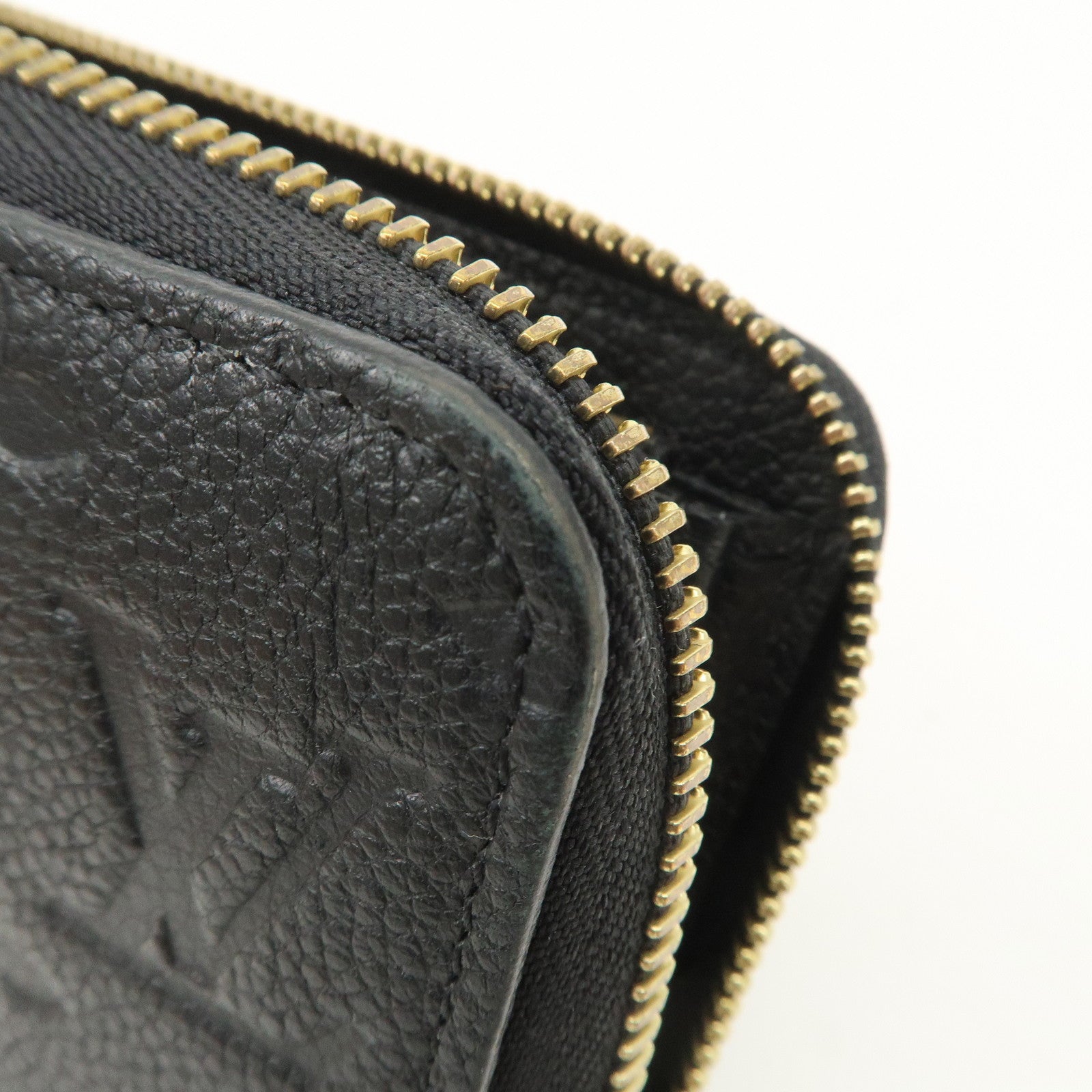 Louis Vuitton Monogram Empreinte Zippy Wallet Noir M61864
