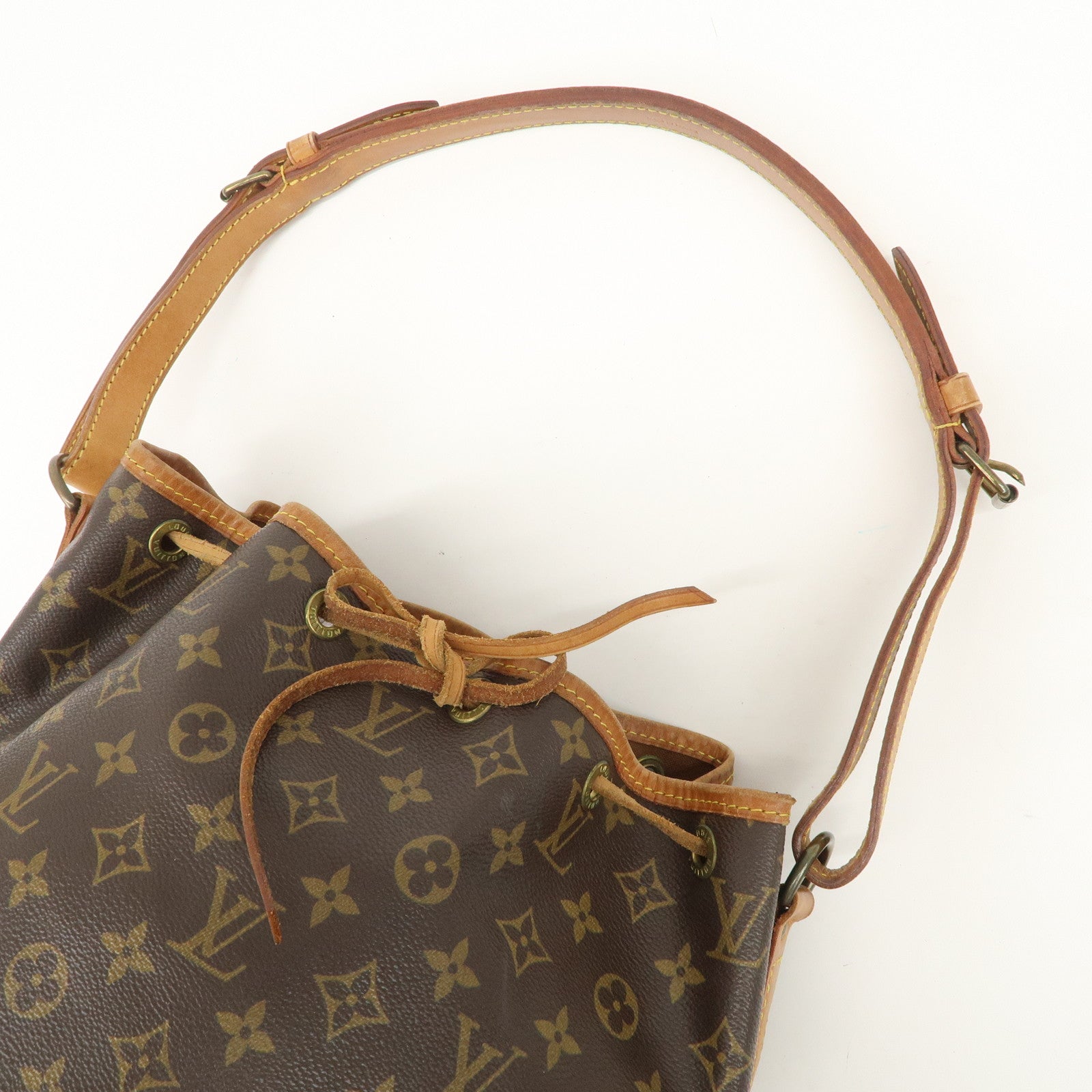 Louis Vuitton Monogram Petit Noe Shoulder Bag Brown M42226 Used