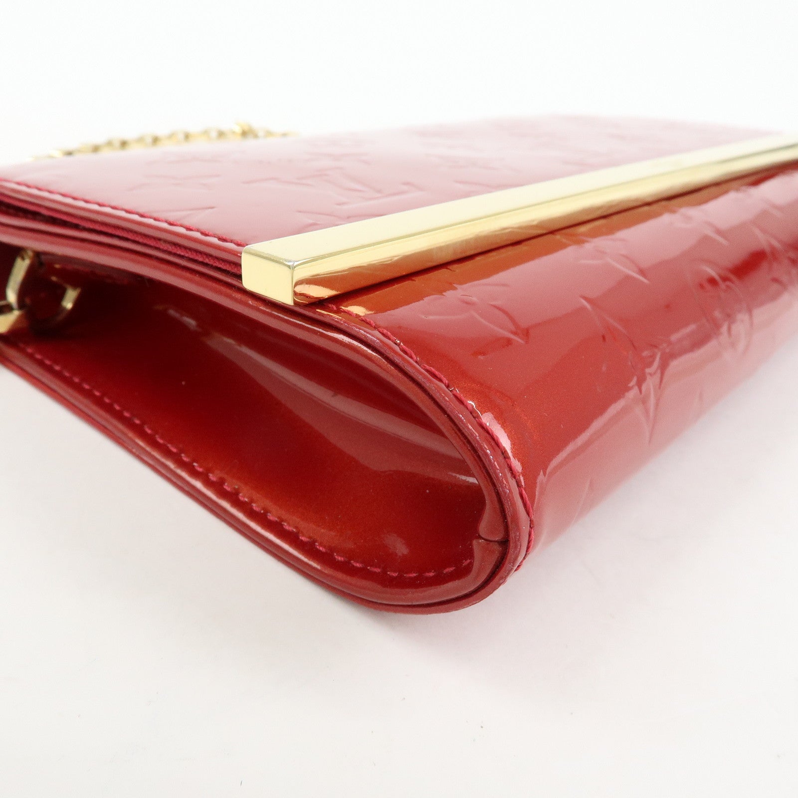 Louis Vuitton Monogram Vernis Leather Clutch Ana 3Way Bag M90095