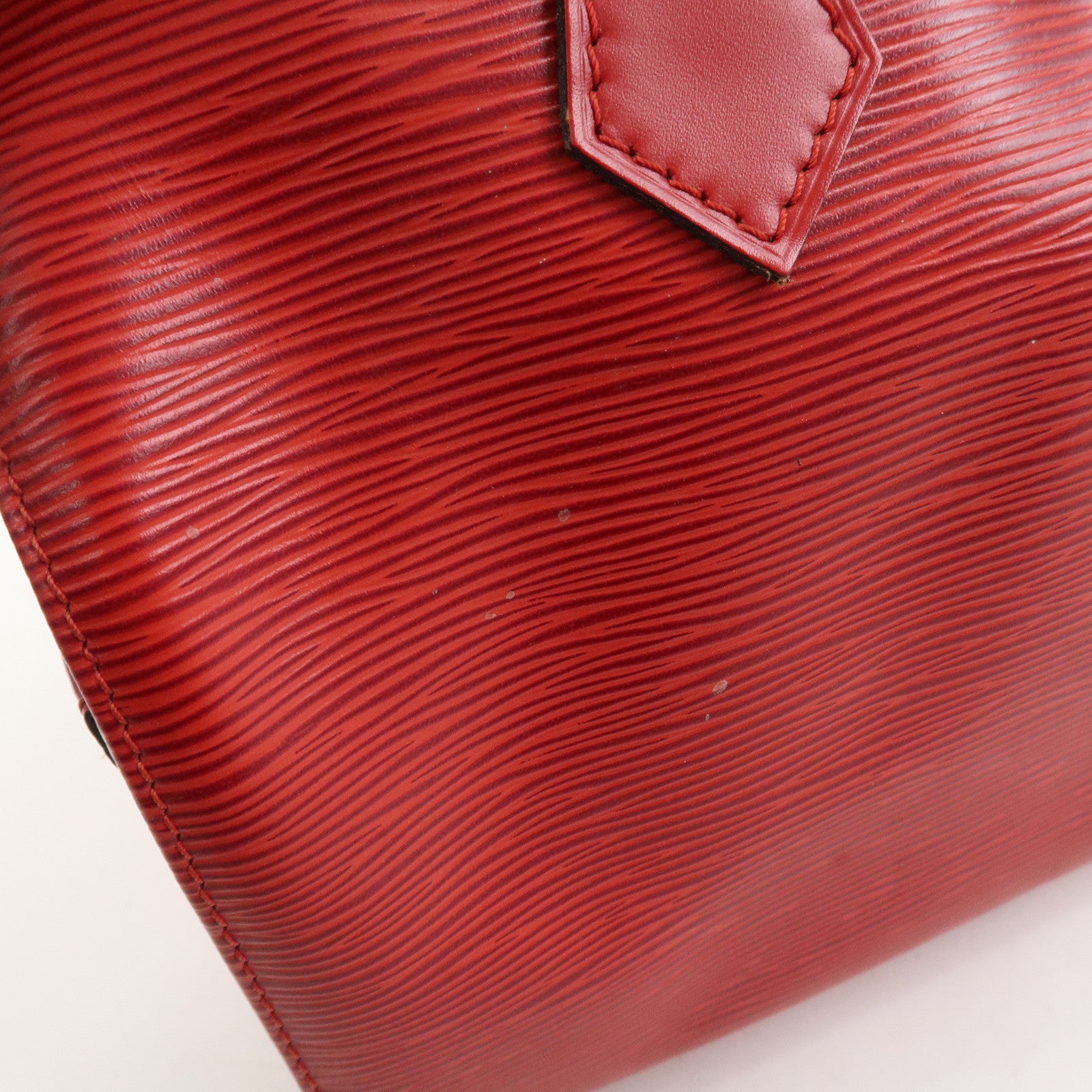 Louis Vuitton Epi Speedy 25 Hand Bag Castilian Red M43017