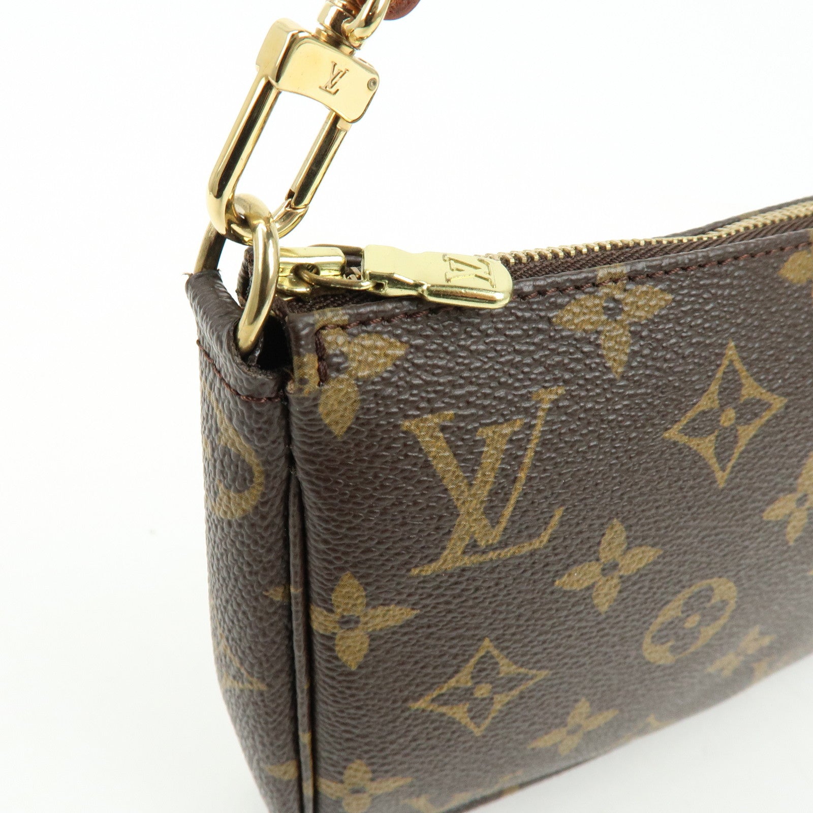 Louis Vuitton Monogram Pochette Accessoires Pouch Hand Bag M51980