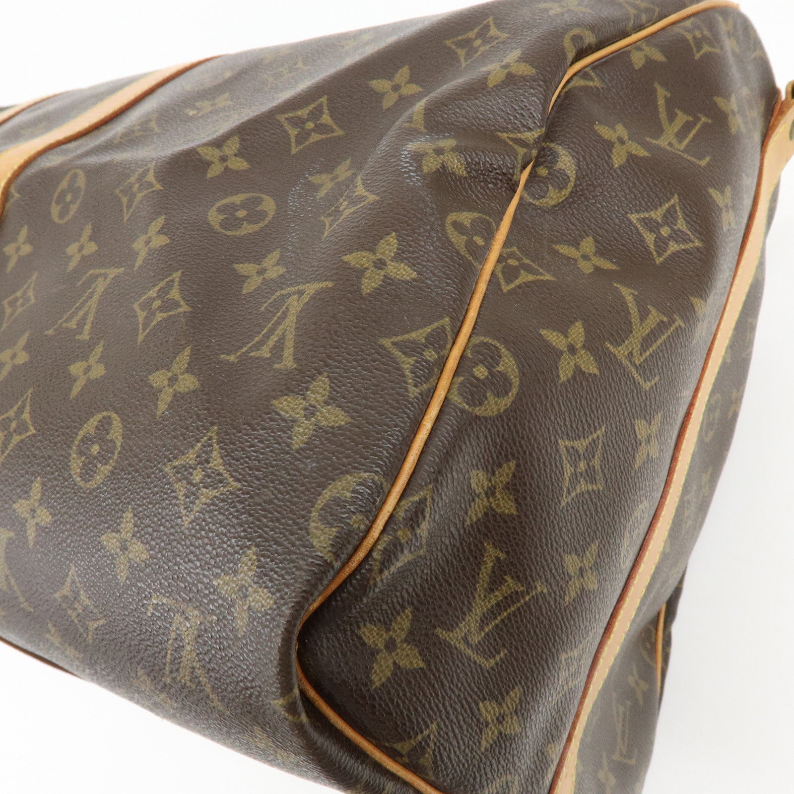 Louis Vuitton Monogram Keep All Bandouliere 55 Boston Bag M41414