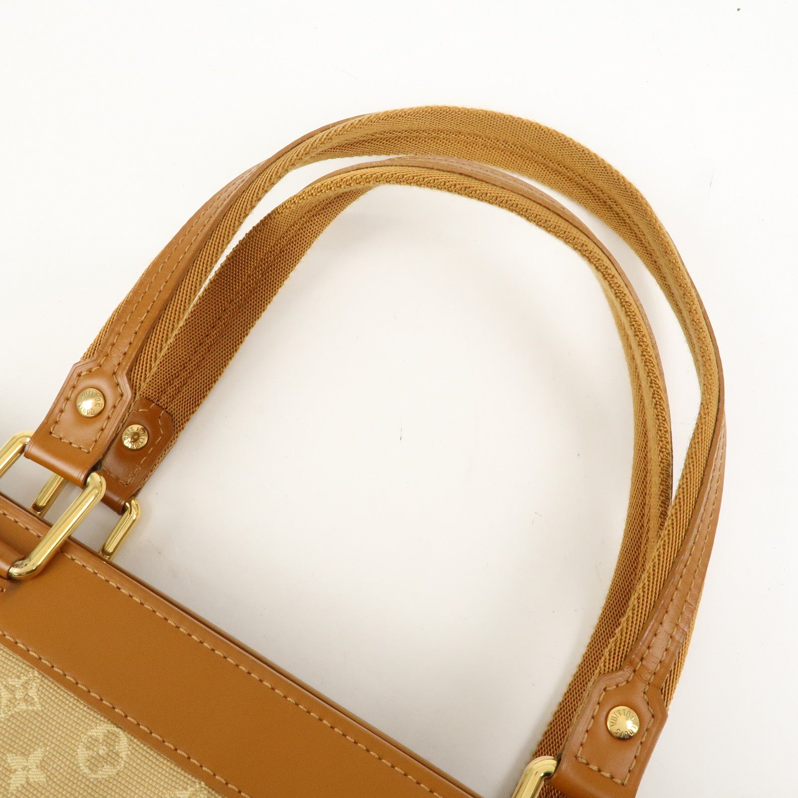 Louis Vuitton Monogram Mini Lucille PM Hand Bag Beige M92684