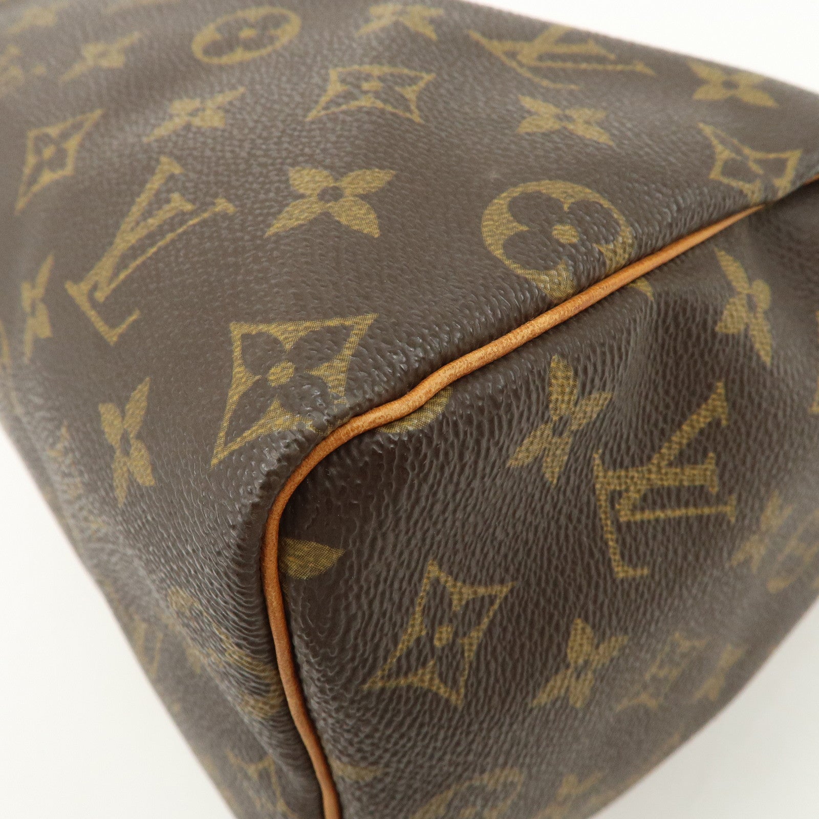 Louis Vuitton Monogram Speedy 25 Boston Bag Hand Bag Brown M41528