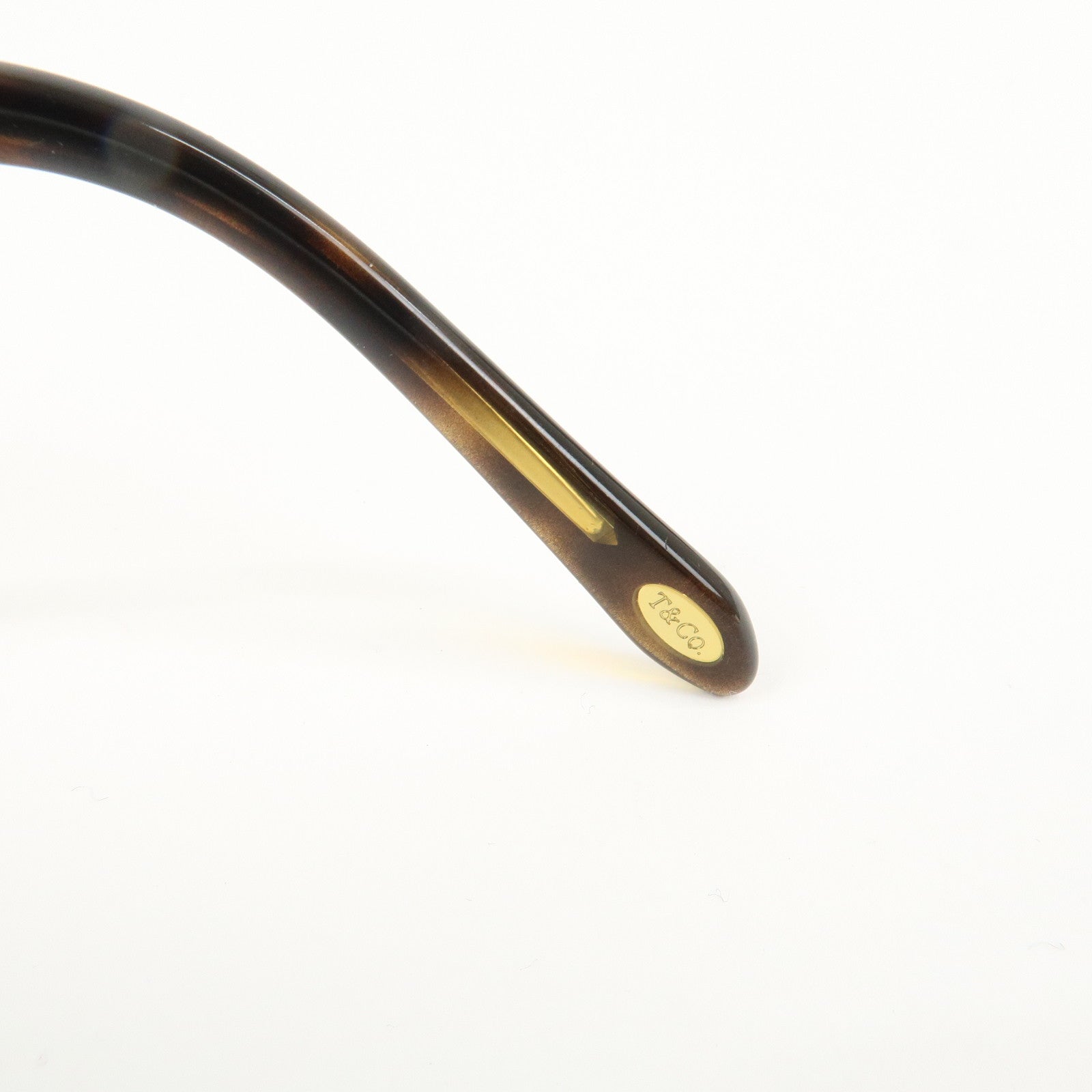 Tiffany&Co. Plastic Sunglasses 57□17 Brown TF 4118-B-F Used