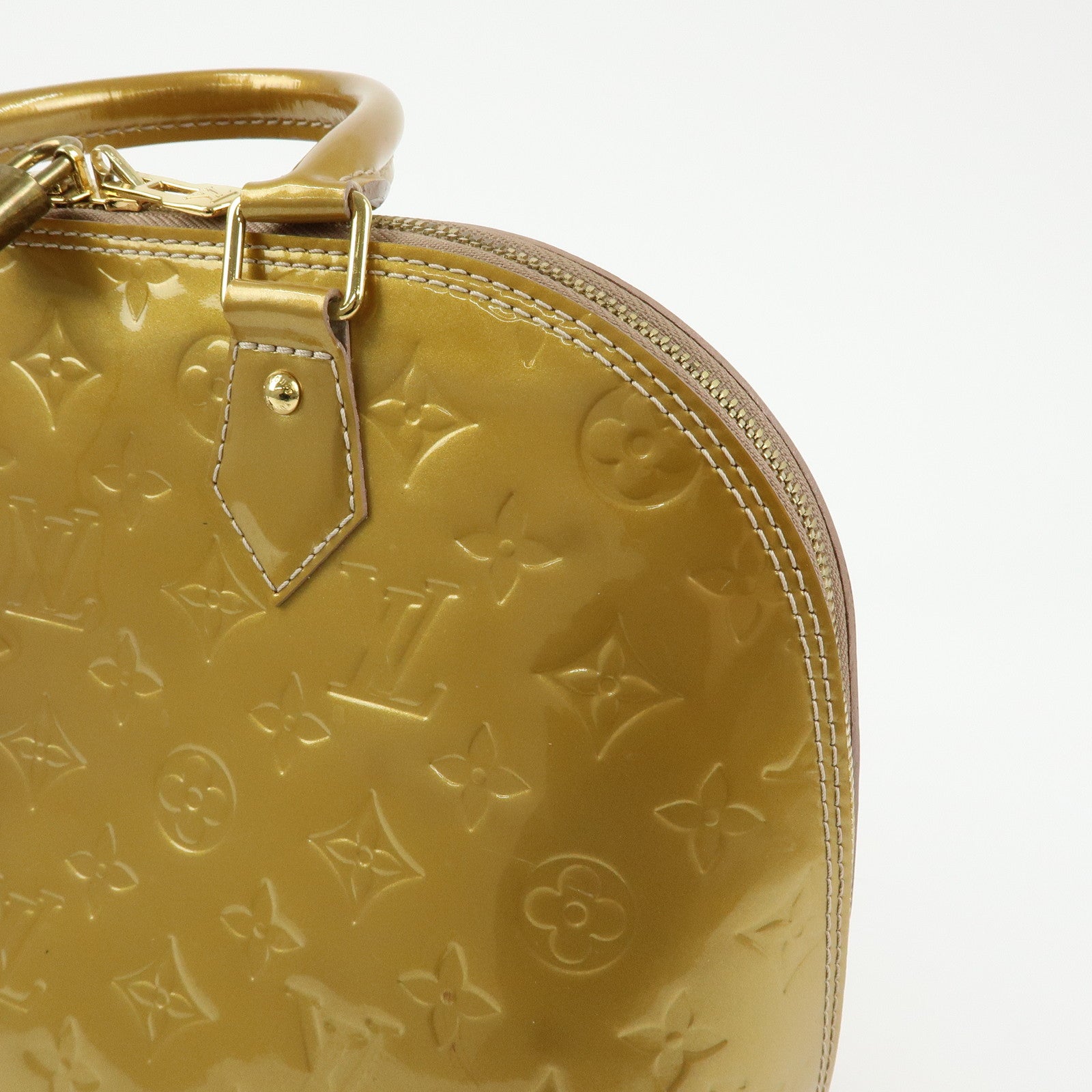 Louis Vuitton Monogram Vernis Alma PM Hand Bag Mordore M50563