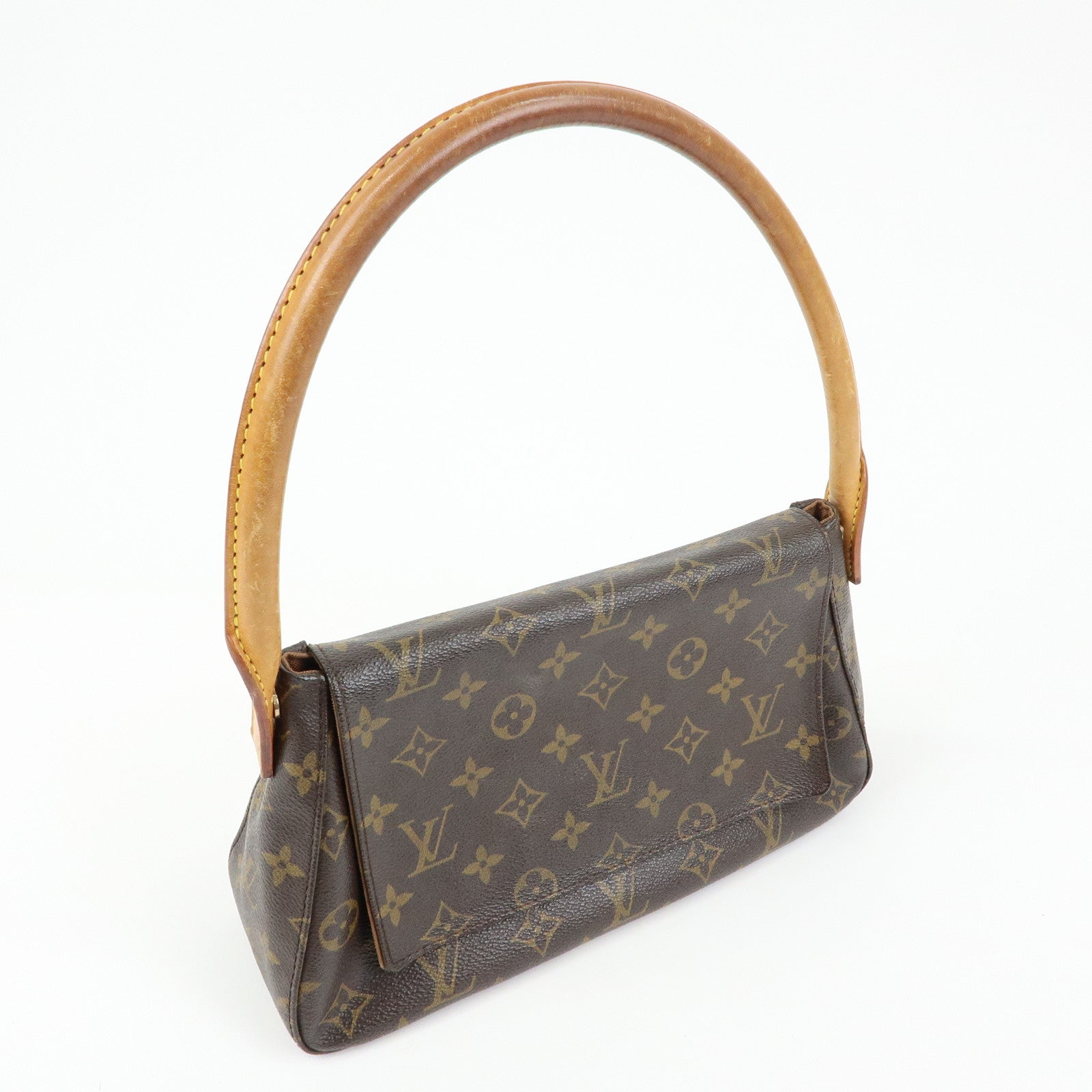 Louis Vuitton Monogram Mini Looping Shoulder Bag Brown M51147