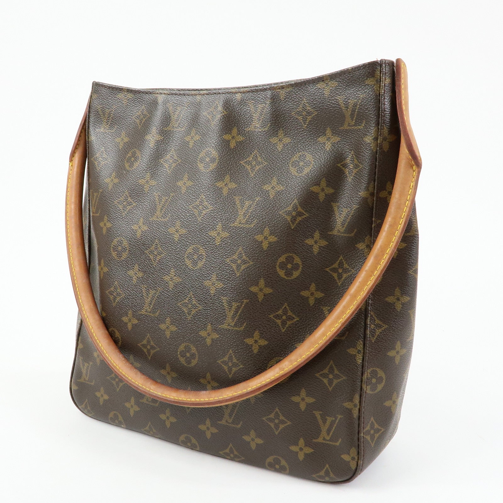 Louis Vuitton Monogram Looping GM Shoulder Bag Brown M51145
